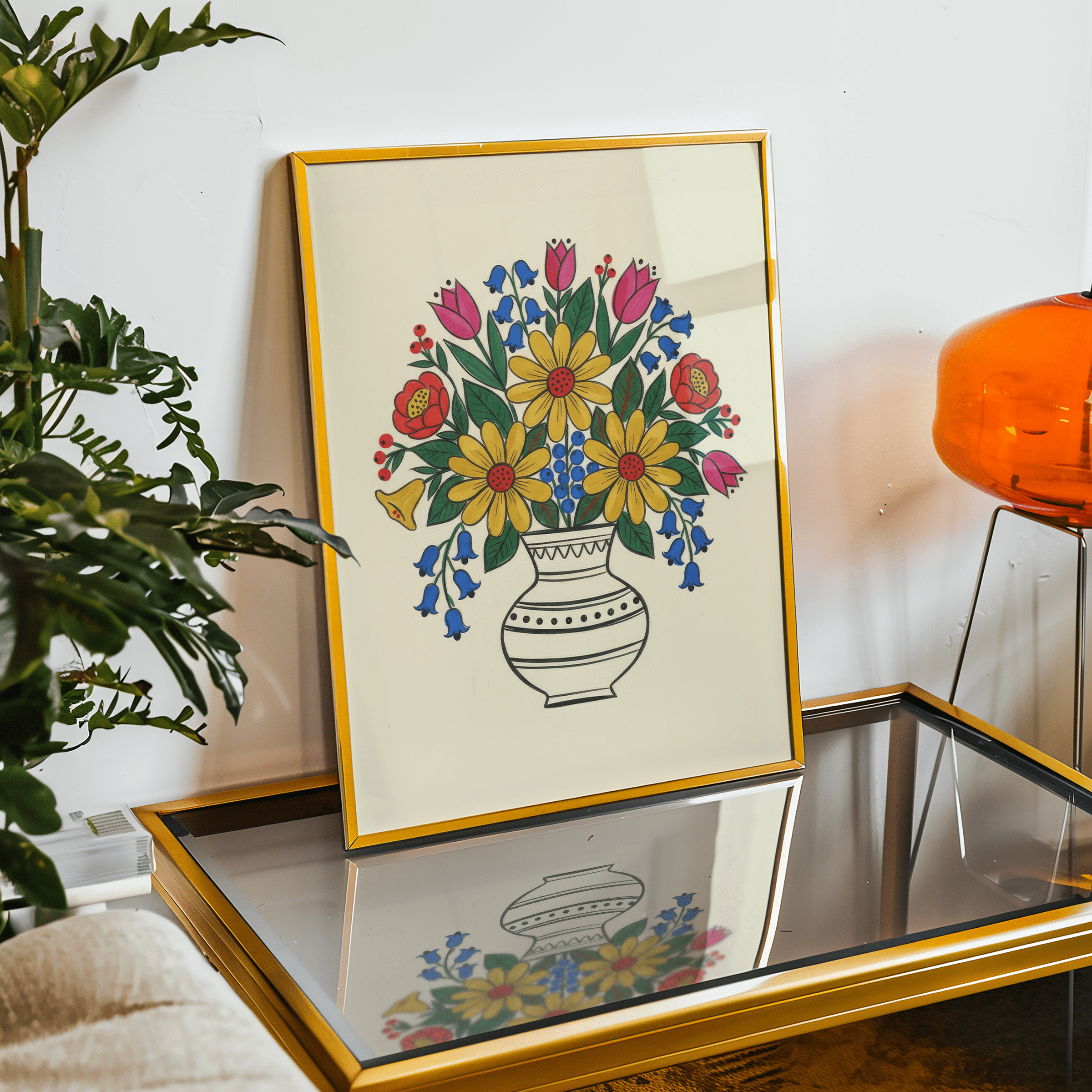 The Folk Bouquet Series | Wall Prints