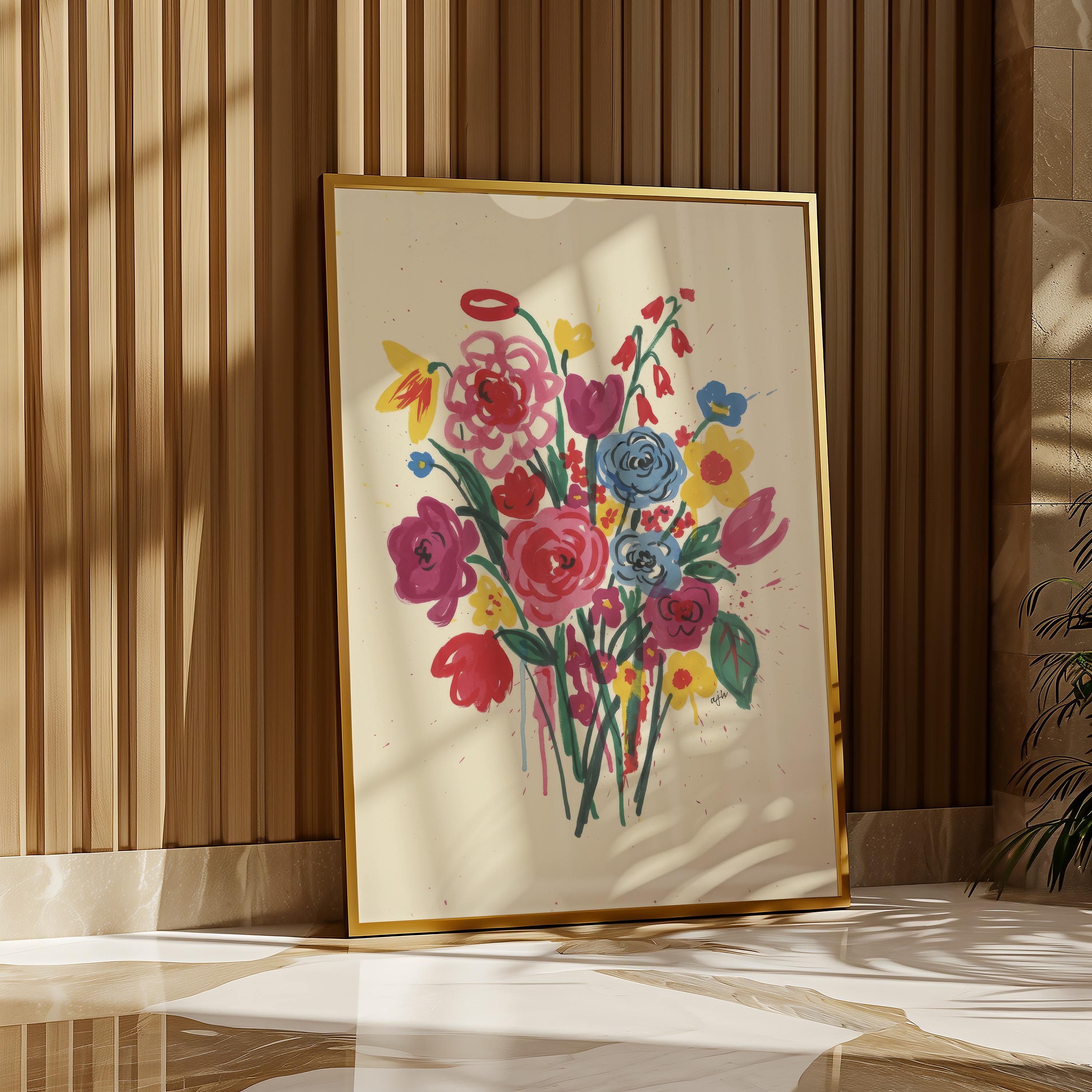 Floral Study No. 1 | “Sunday Bouquet” | Wall Print