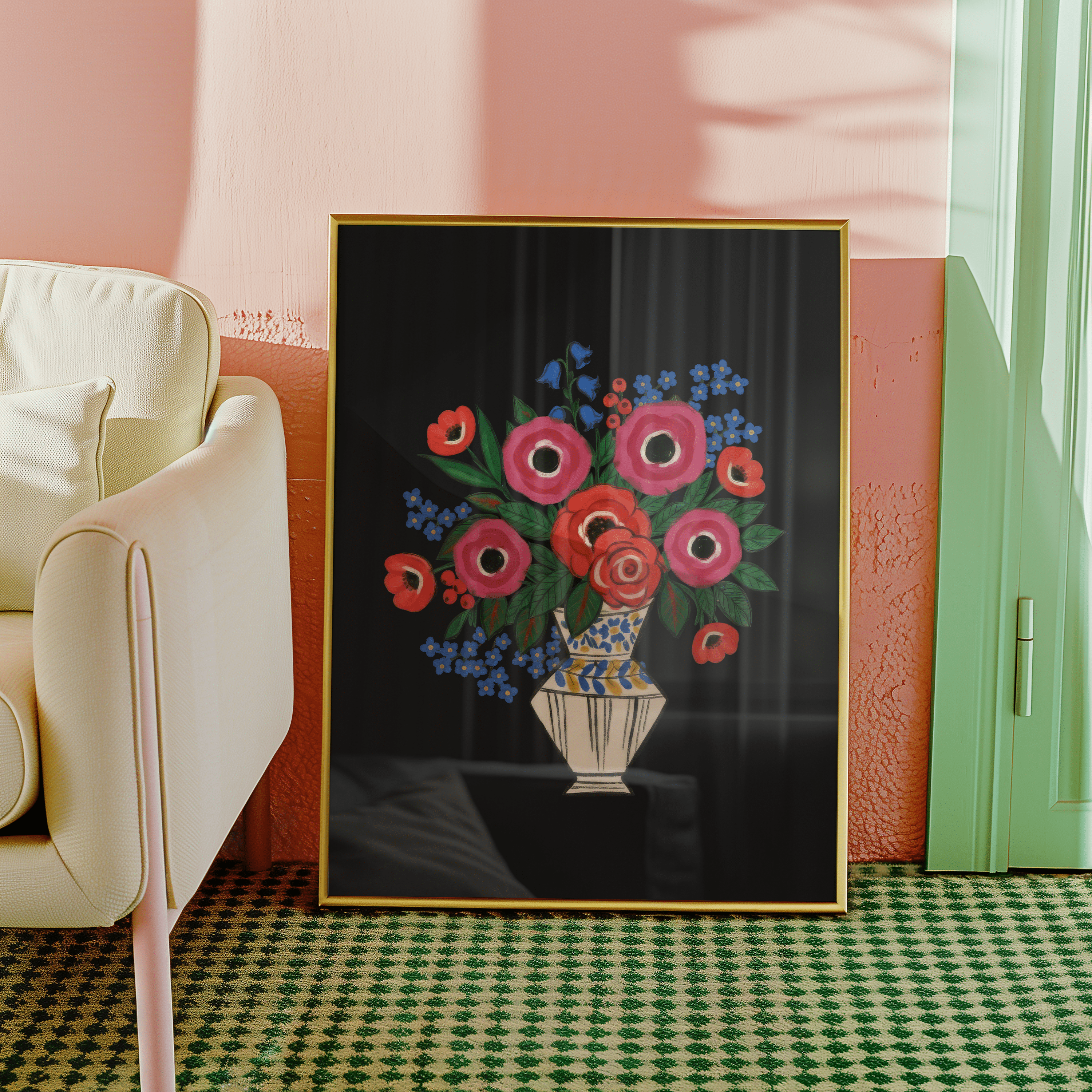 The Folk Bouquet Series | Wall Prints