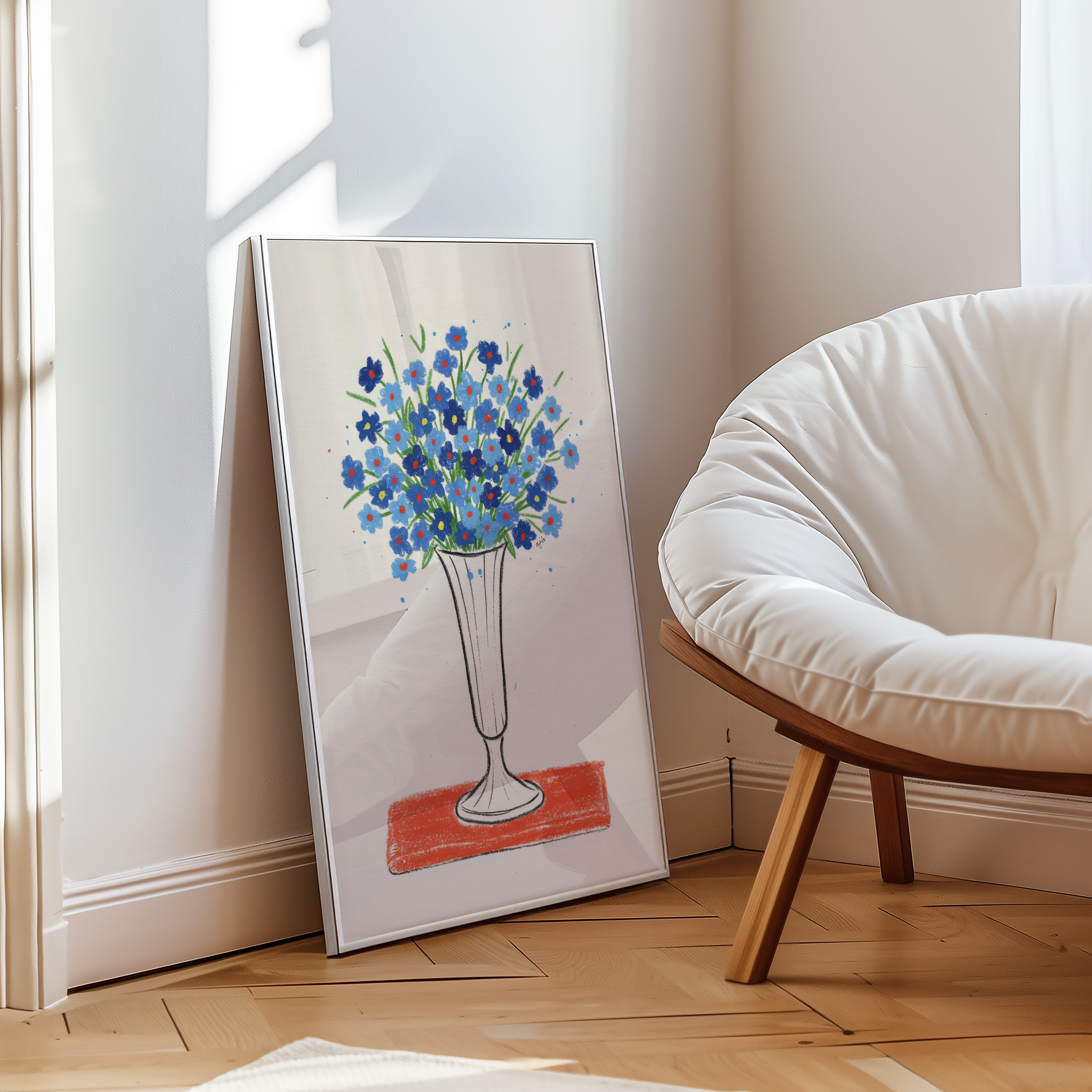 Floral Study No. 3 | “Forget Me Never” | Wall Print