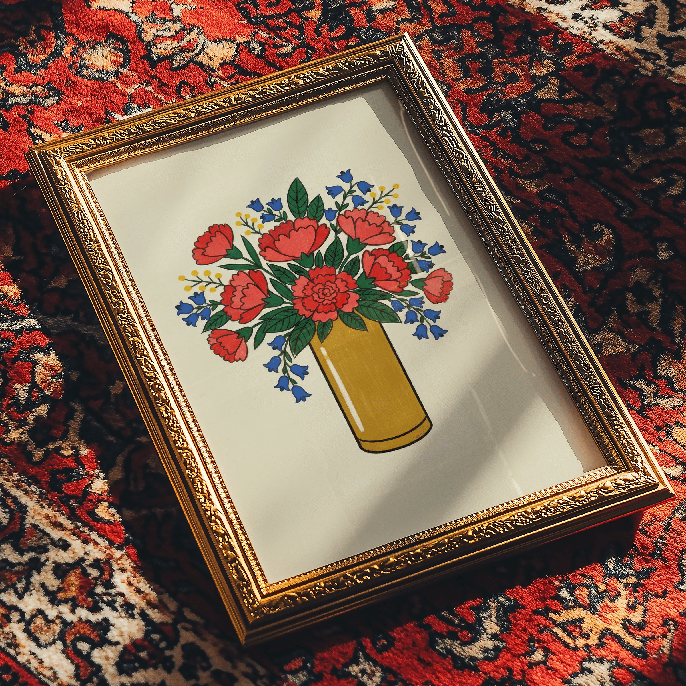 The Folk Bouquet Series | Wall Prints