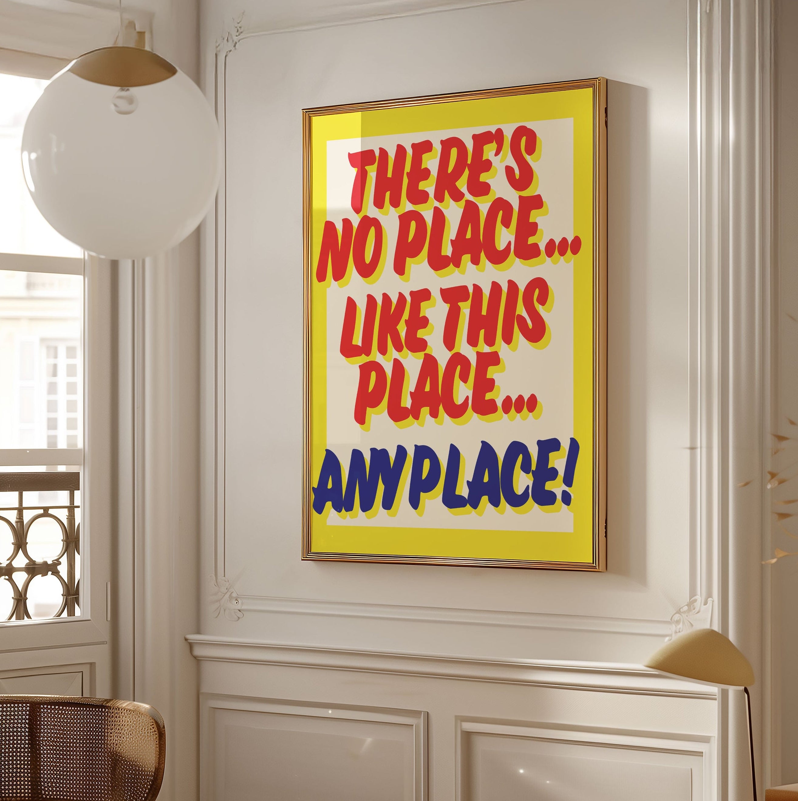 There's No Place, Like This Place, Anyplace | Toronto | Honest Ed's Inspired Wall Print