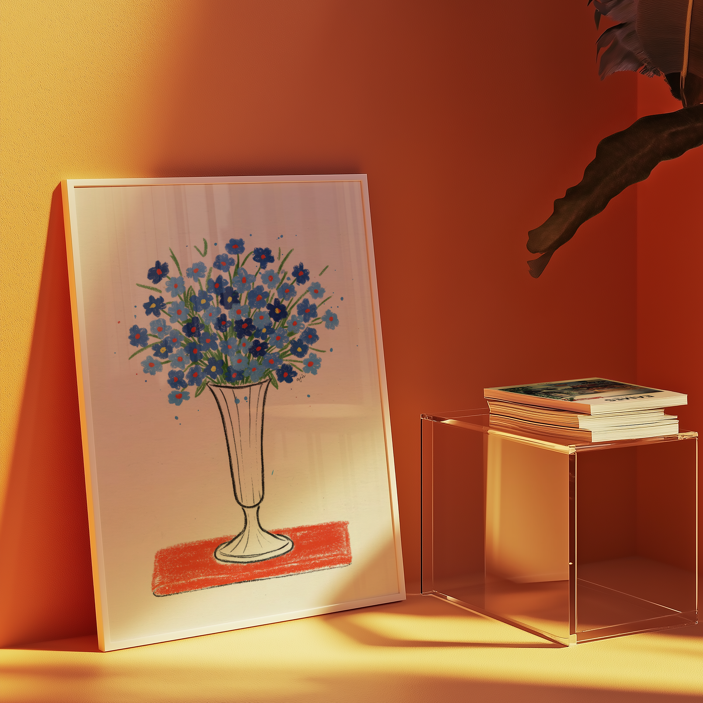 Floral Study No. 3 | “Forget Me Never” | Wall Print