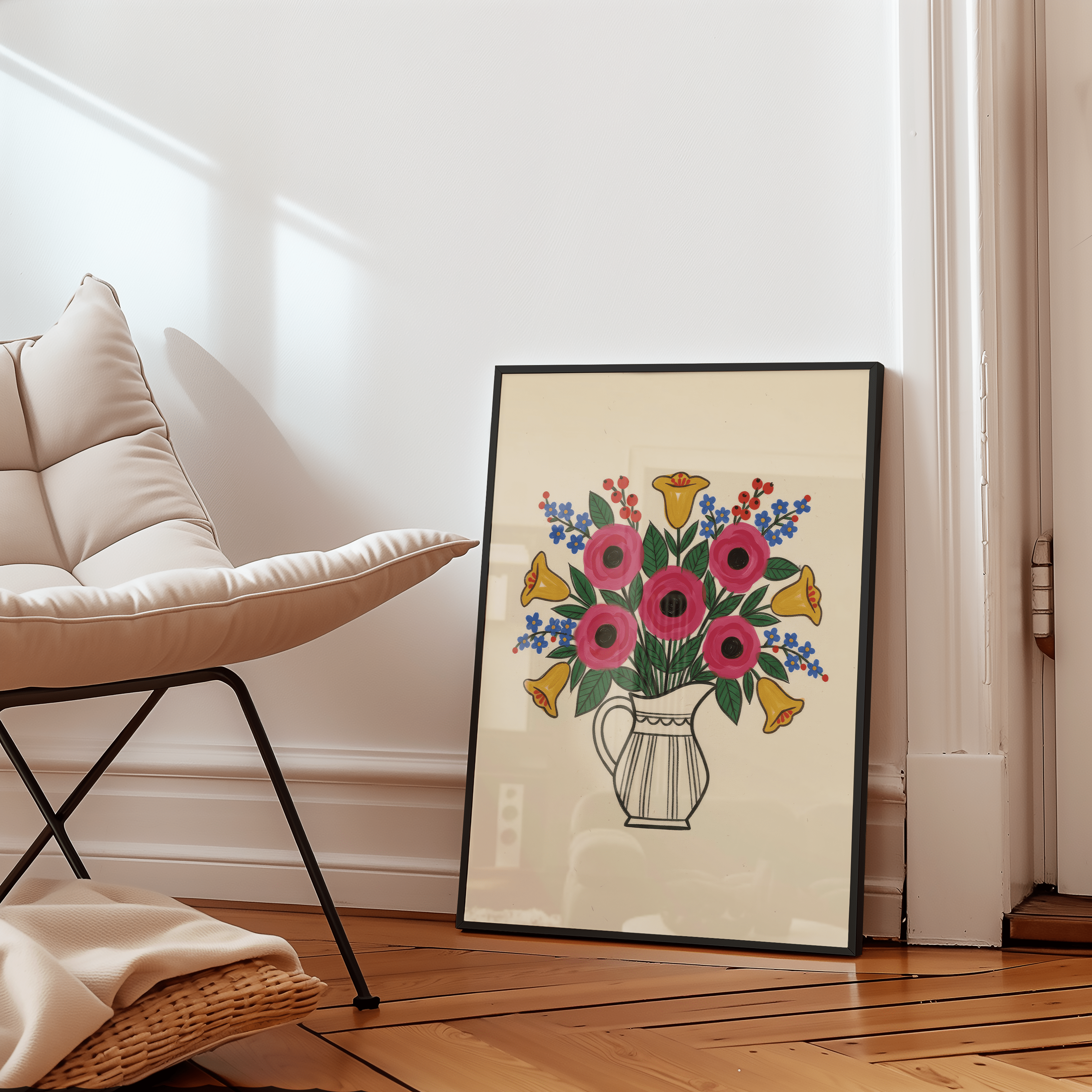 The Folk Bouquet Series | Wall Prints