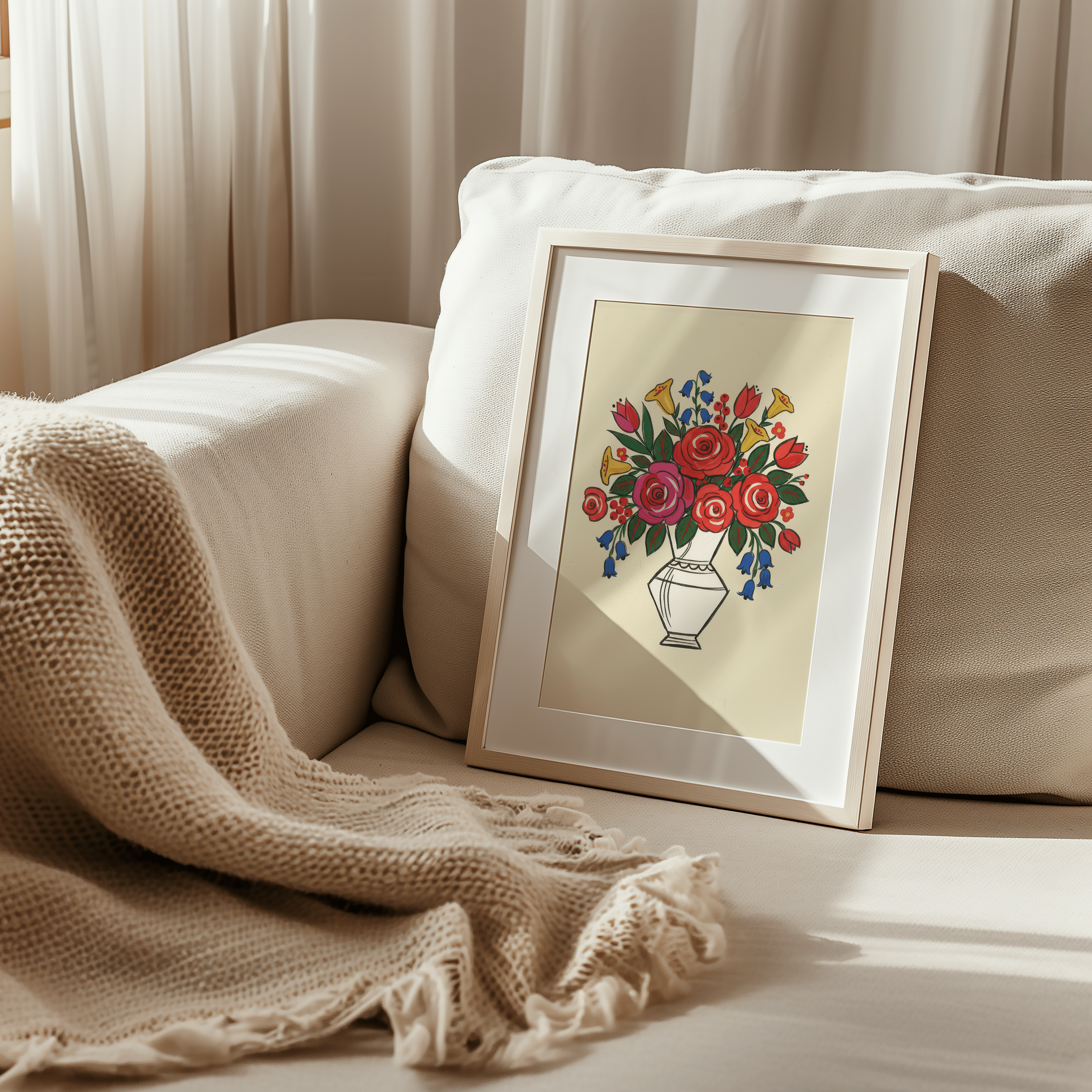 The Folk Bouquet Series | Wall Prints