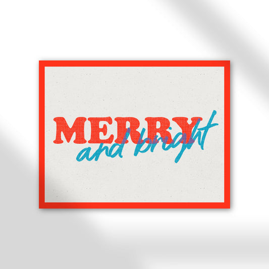 "Merry & Bright" Cards | Pack of 10