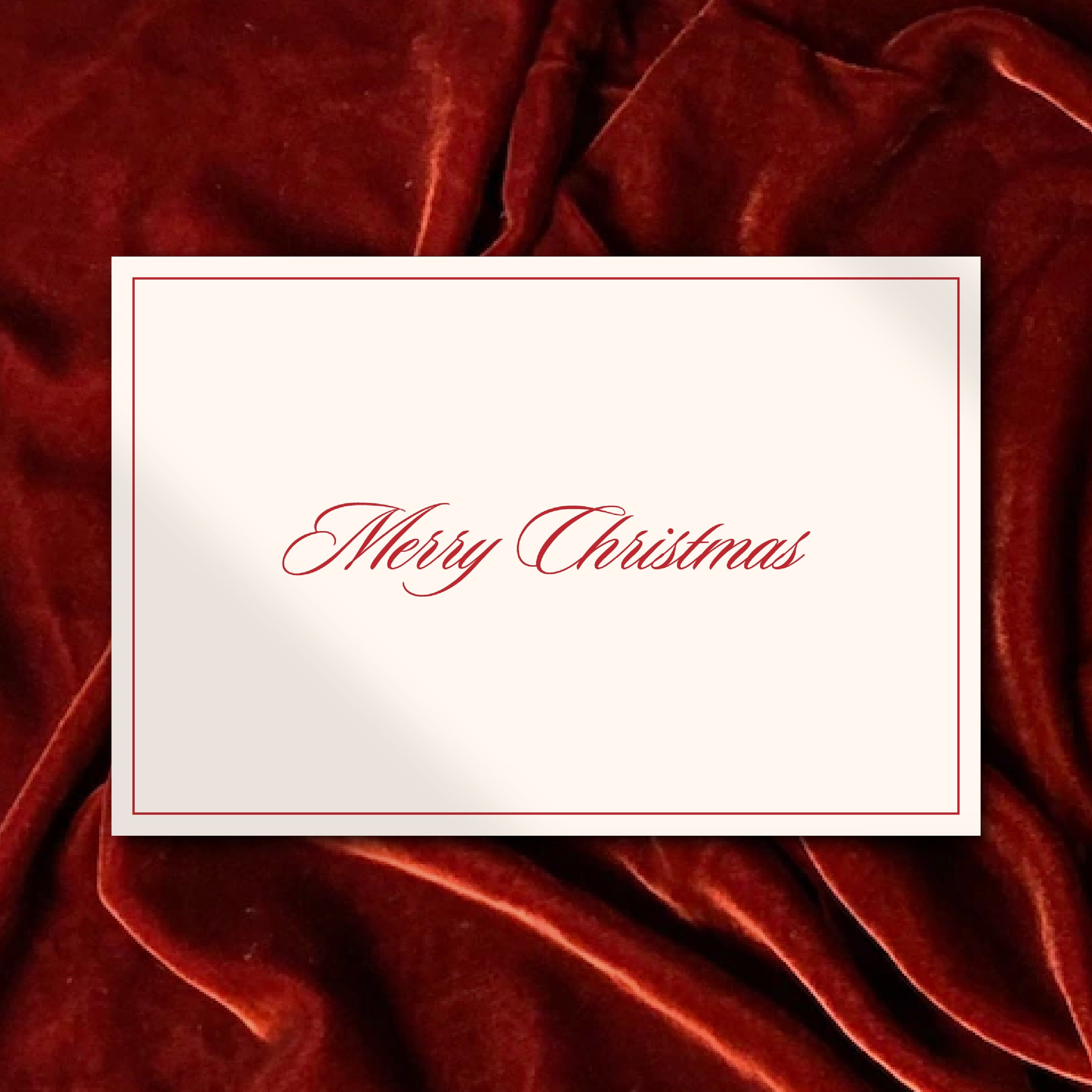 Merry Christmas | Pack of 10 Holiday Cards