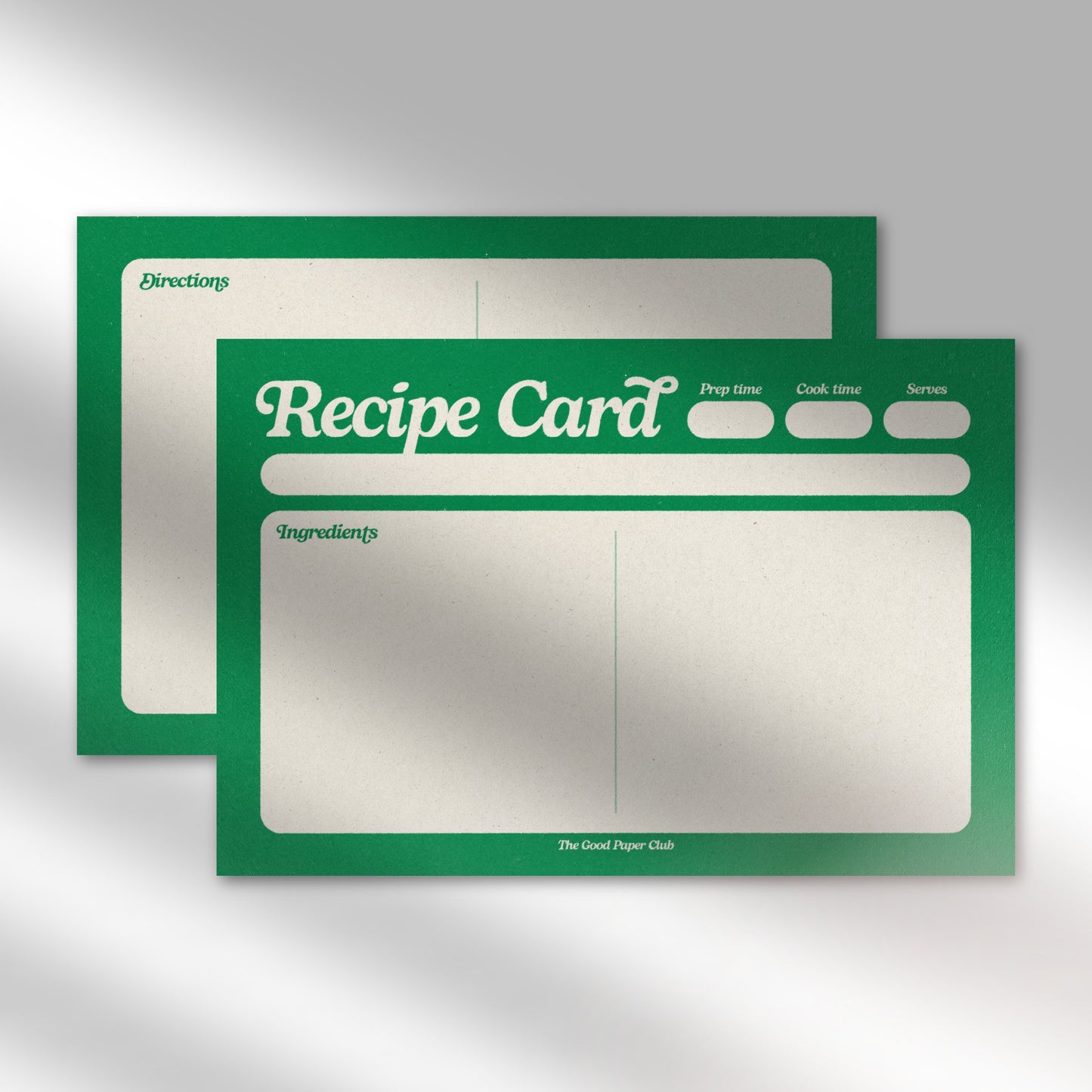 Good Ol'fashion Recipe Cards | Set of 25