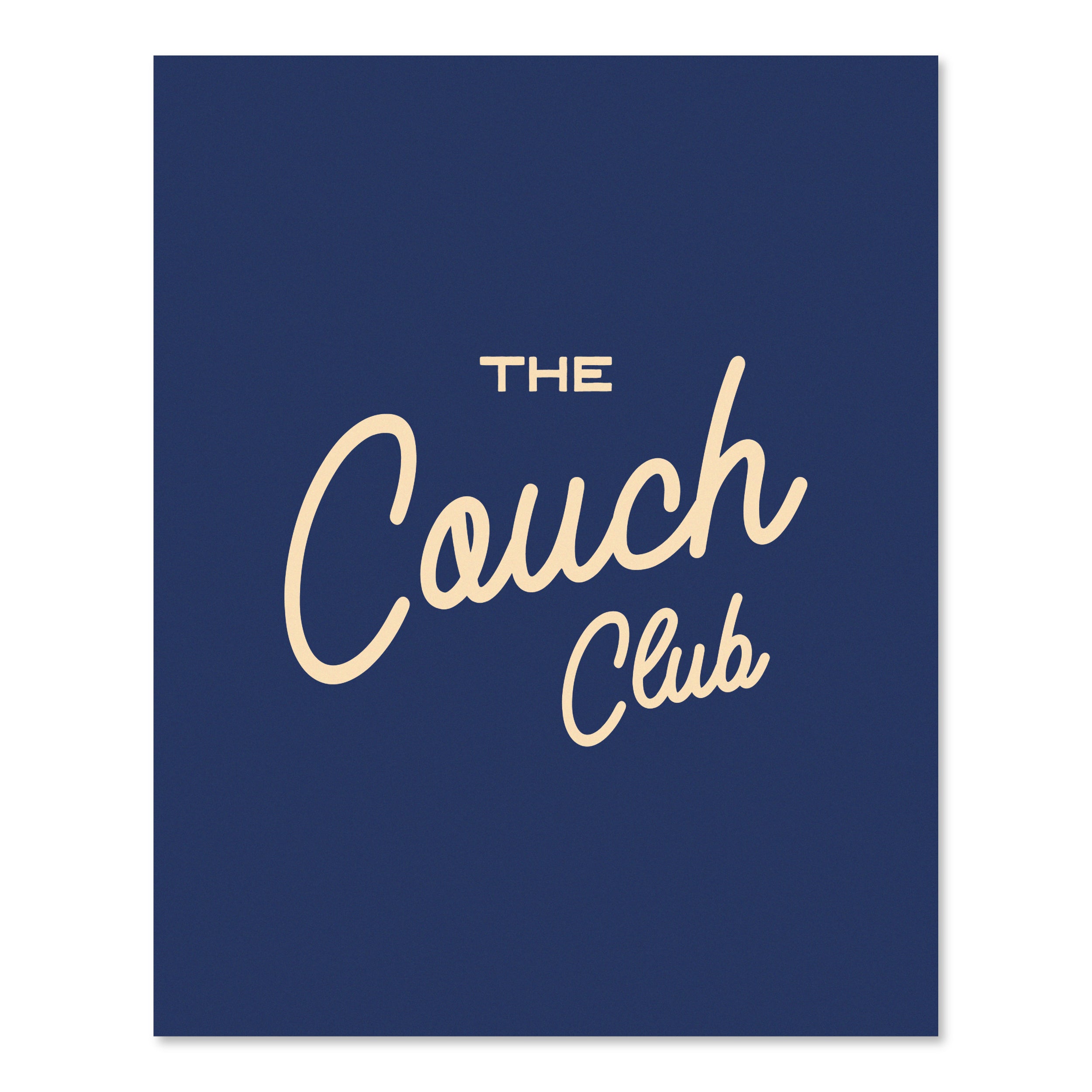 The Couch Club | Wall Print