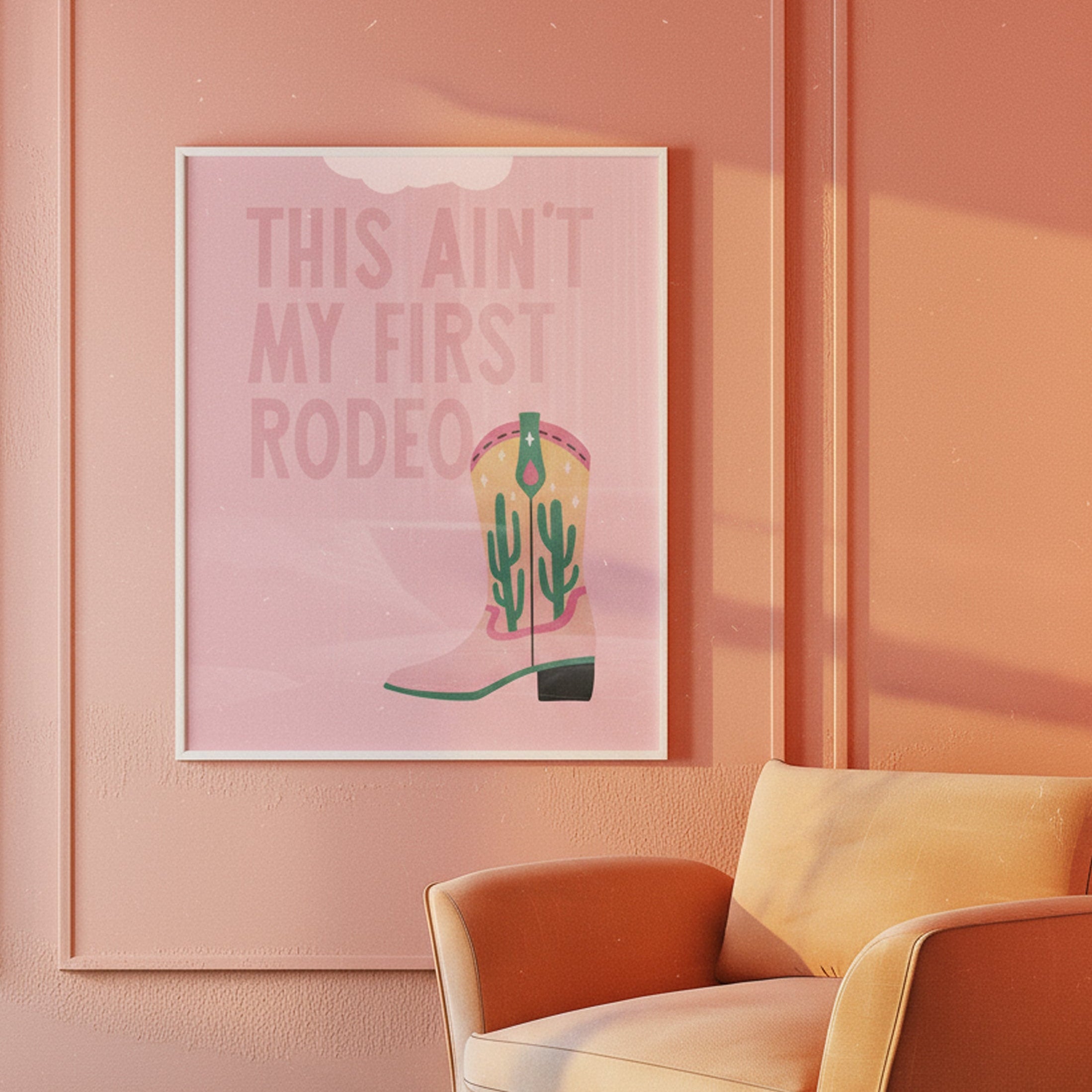 This Ain’t My First Rodeo | Wall Print