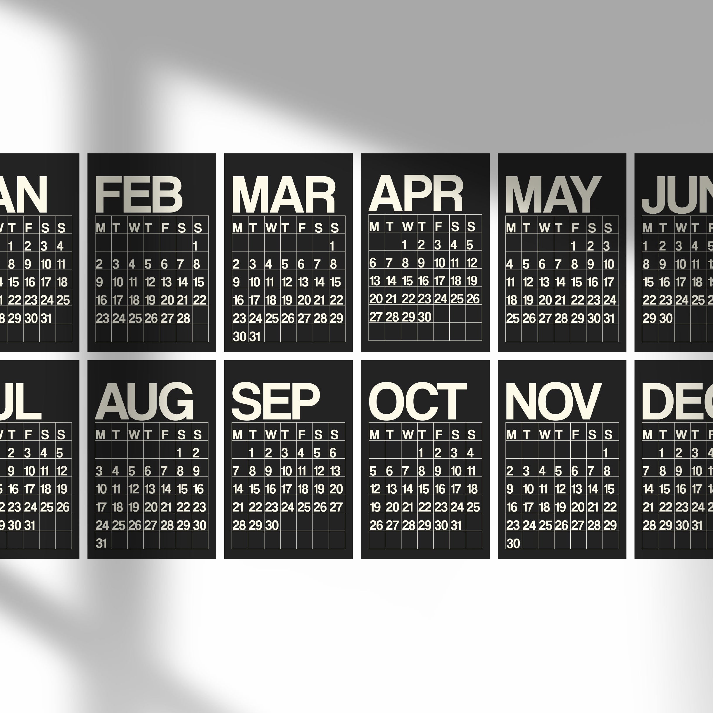 2026 Twelve-Month Wall Calendar | Pigment