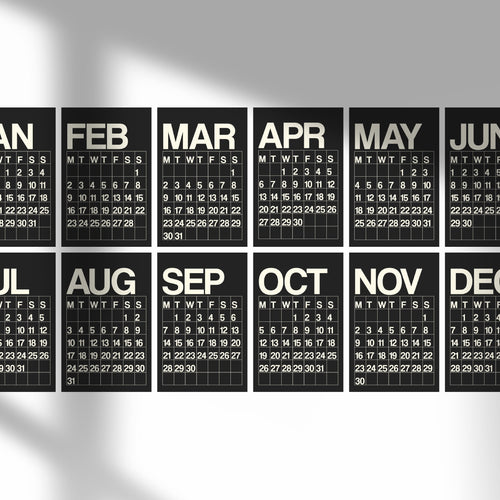 2026 Twelve-Month Wall Calendar