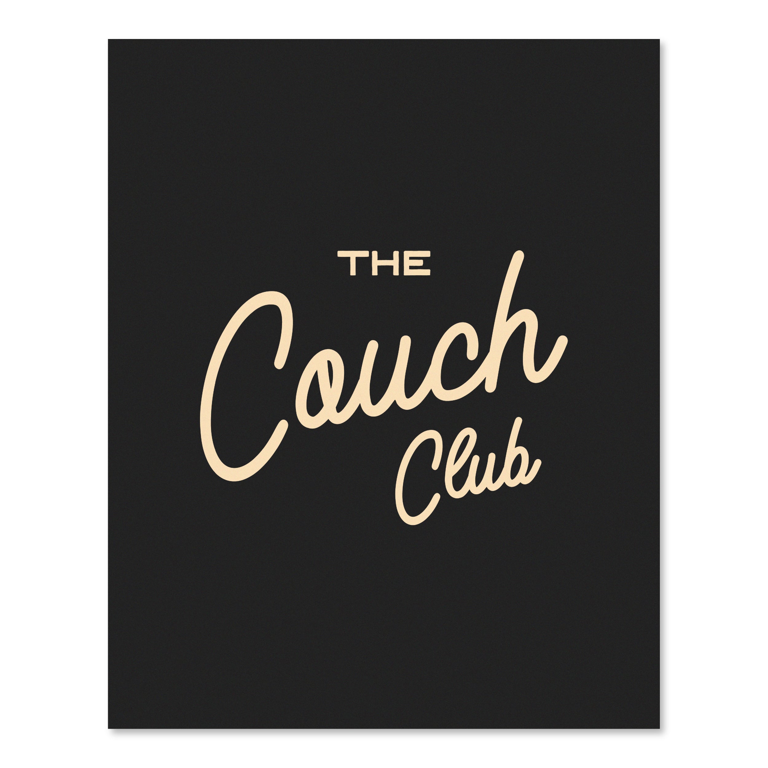 The Couch Club | Wall Print