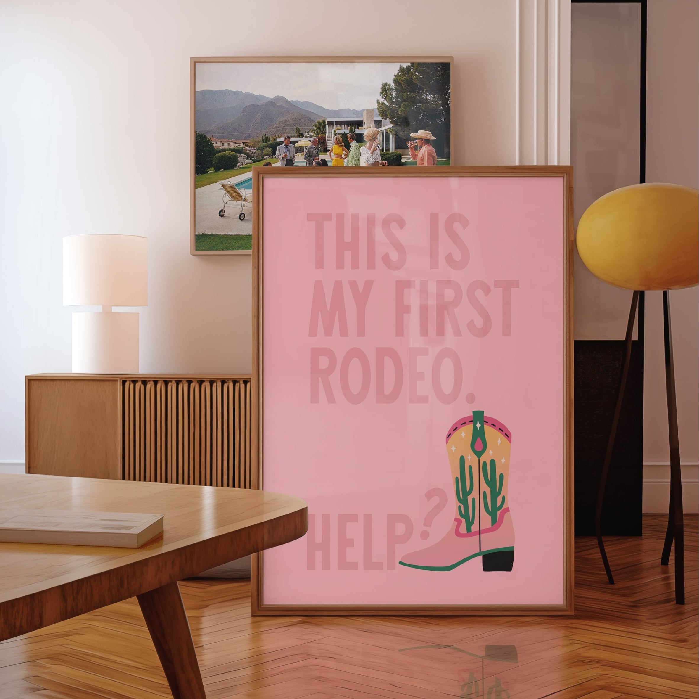 This Is My First Rodeo… Help? | Wall Print