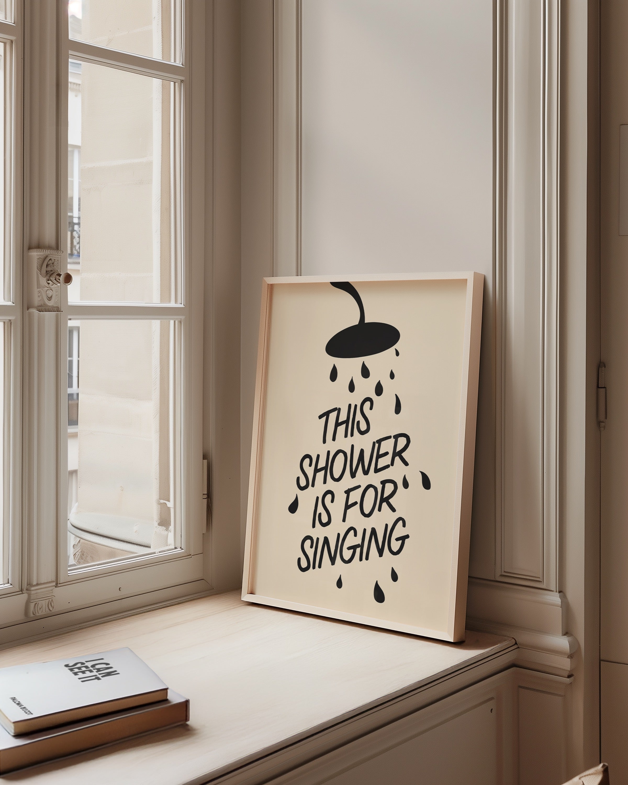 This Shower Is For Singing | Wall Print