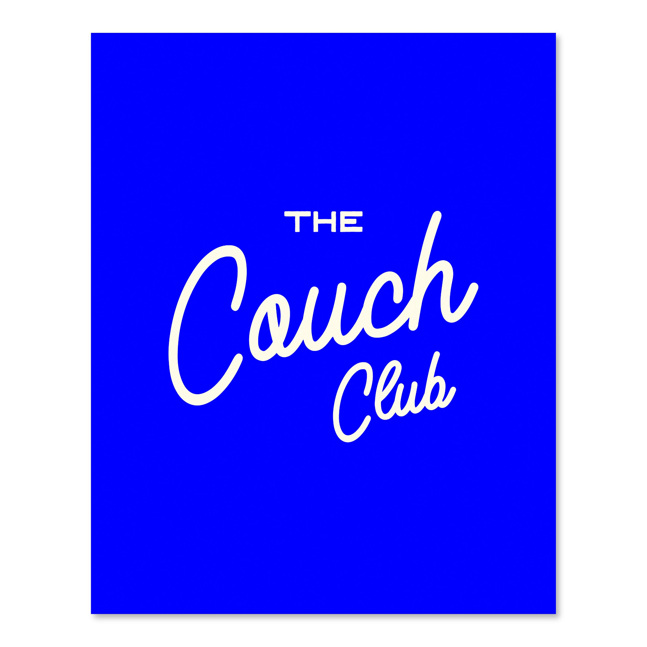 The Couch Club | Wall Print