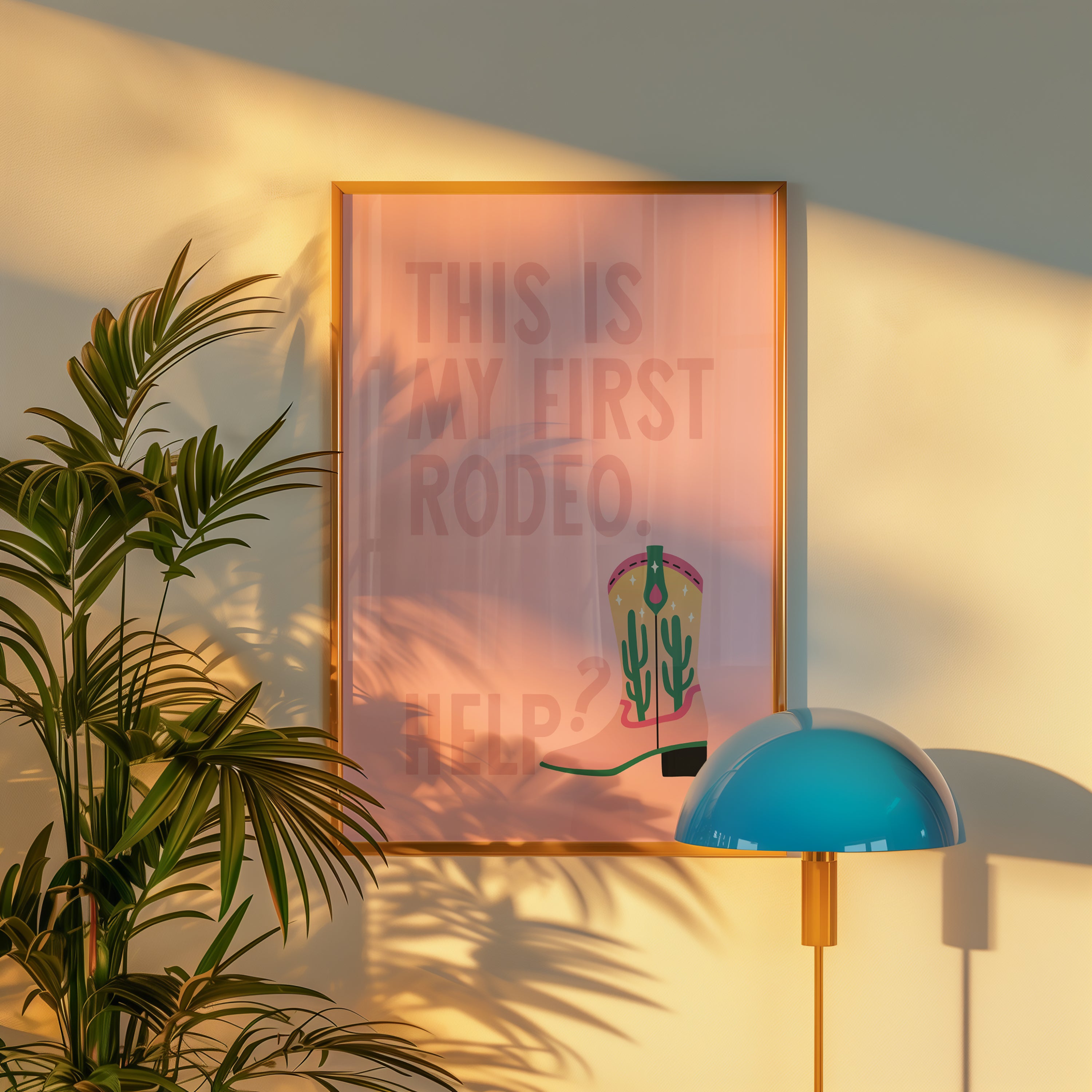 This Is My First Rodeo… Help? | Wall Print