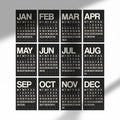 2026 Twelve-Month Wall Calendar
