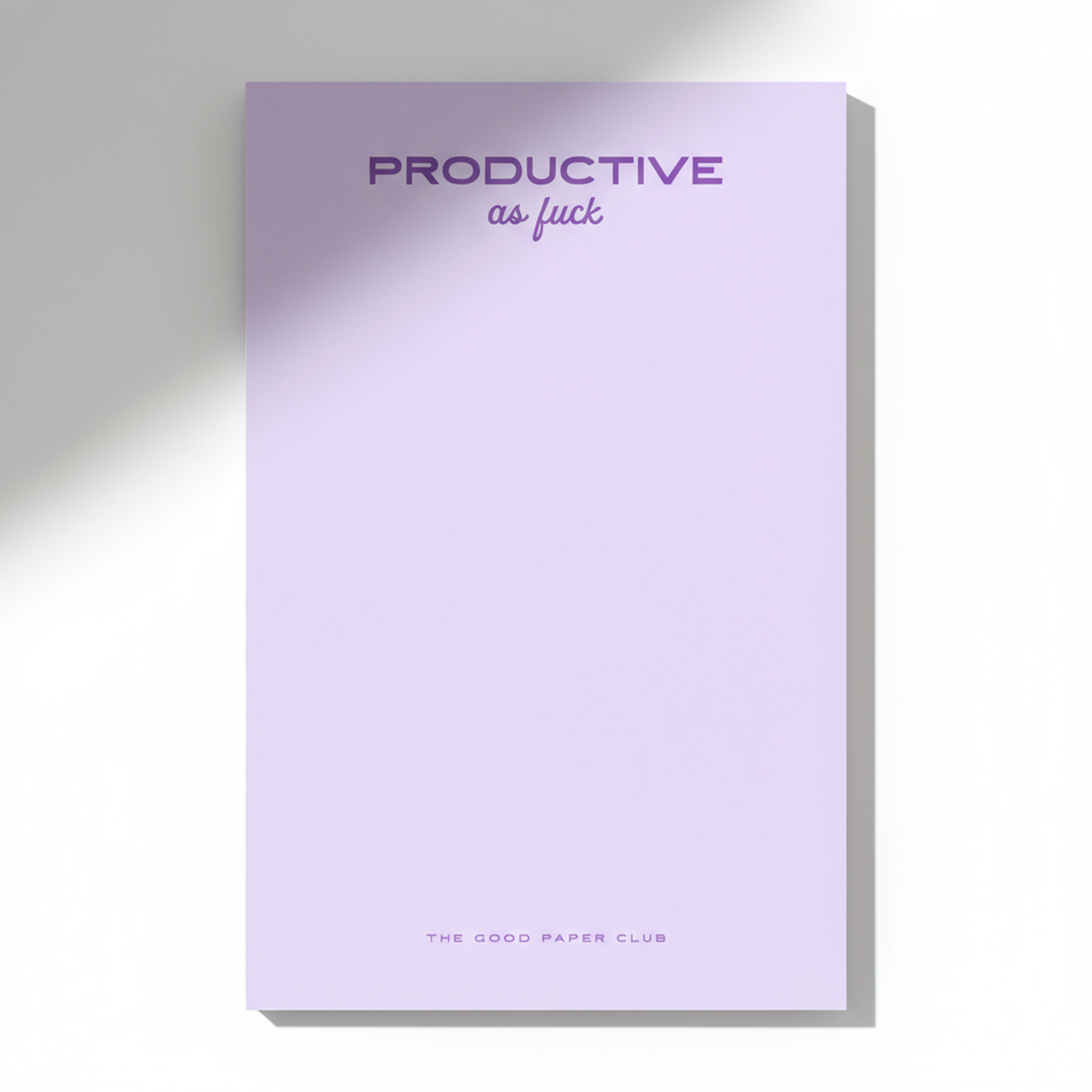 Productive as F*ck | Notepad