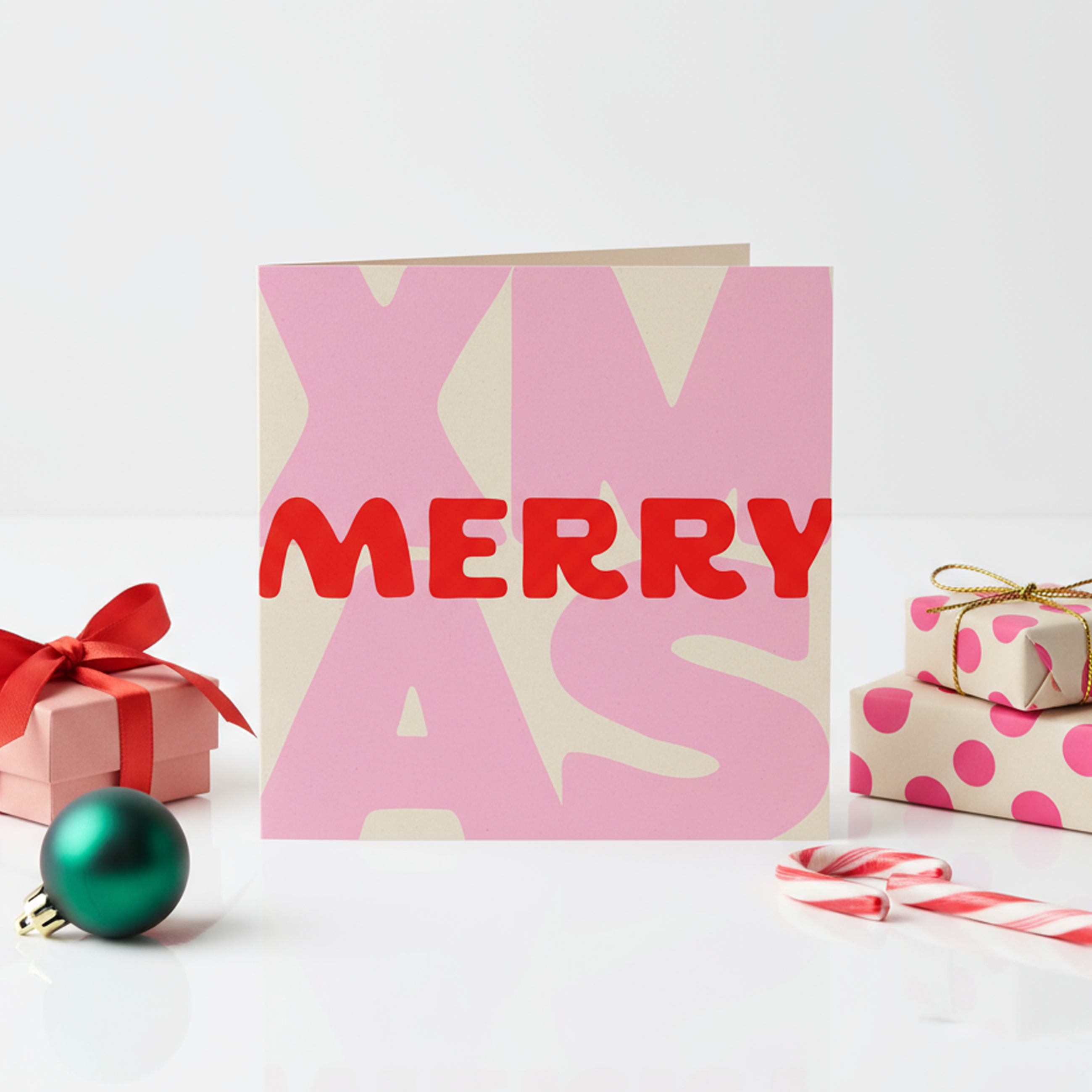 MERRY XMAS | Christmas Cards | Pack of 10