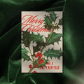 Holly Christmas & New Year Cards | Pack of 10