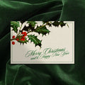 Holly Christmas & New Year Cards | Pack of 10