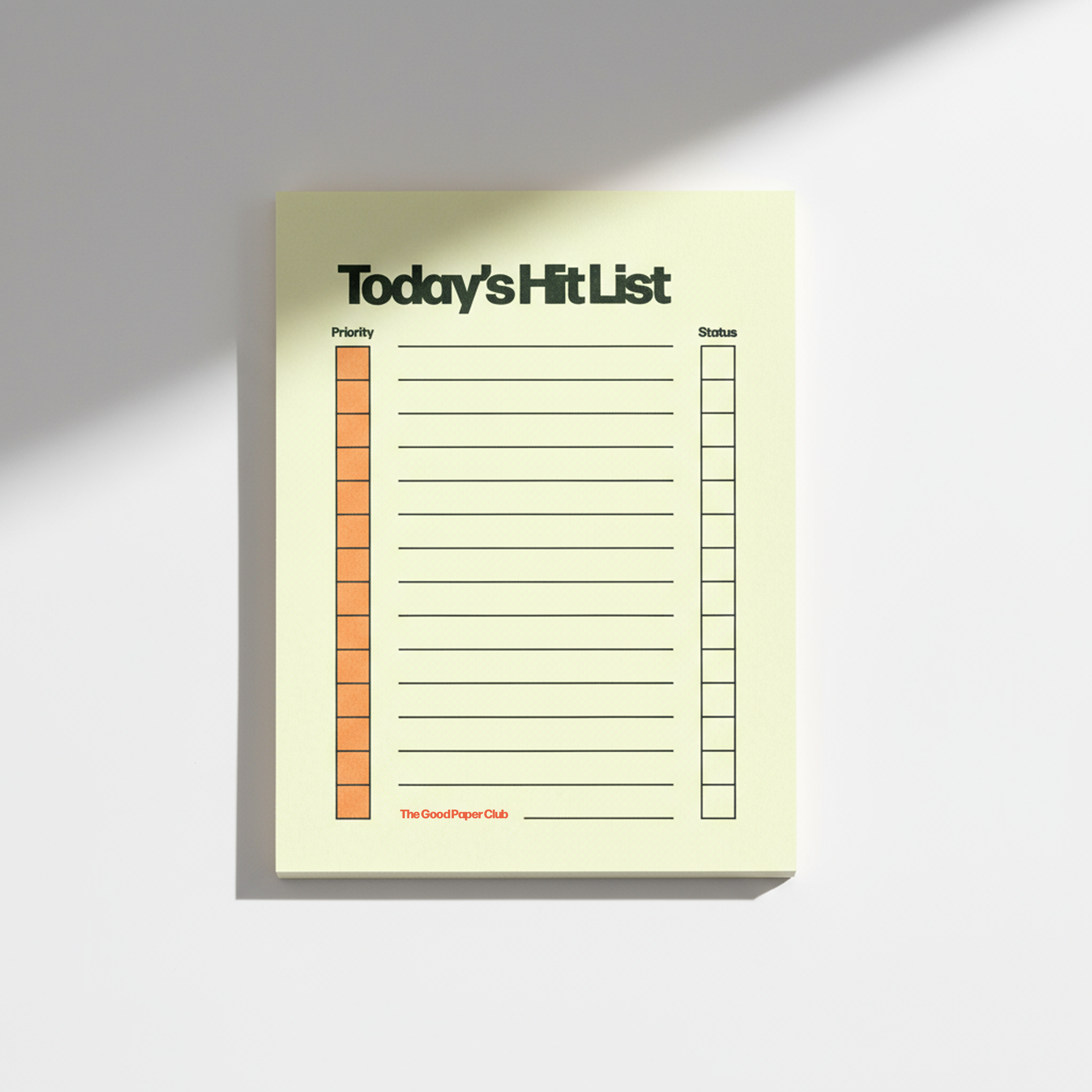 Today's Hit List | Notepad