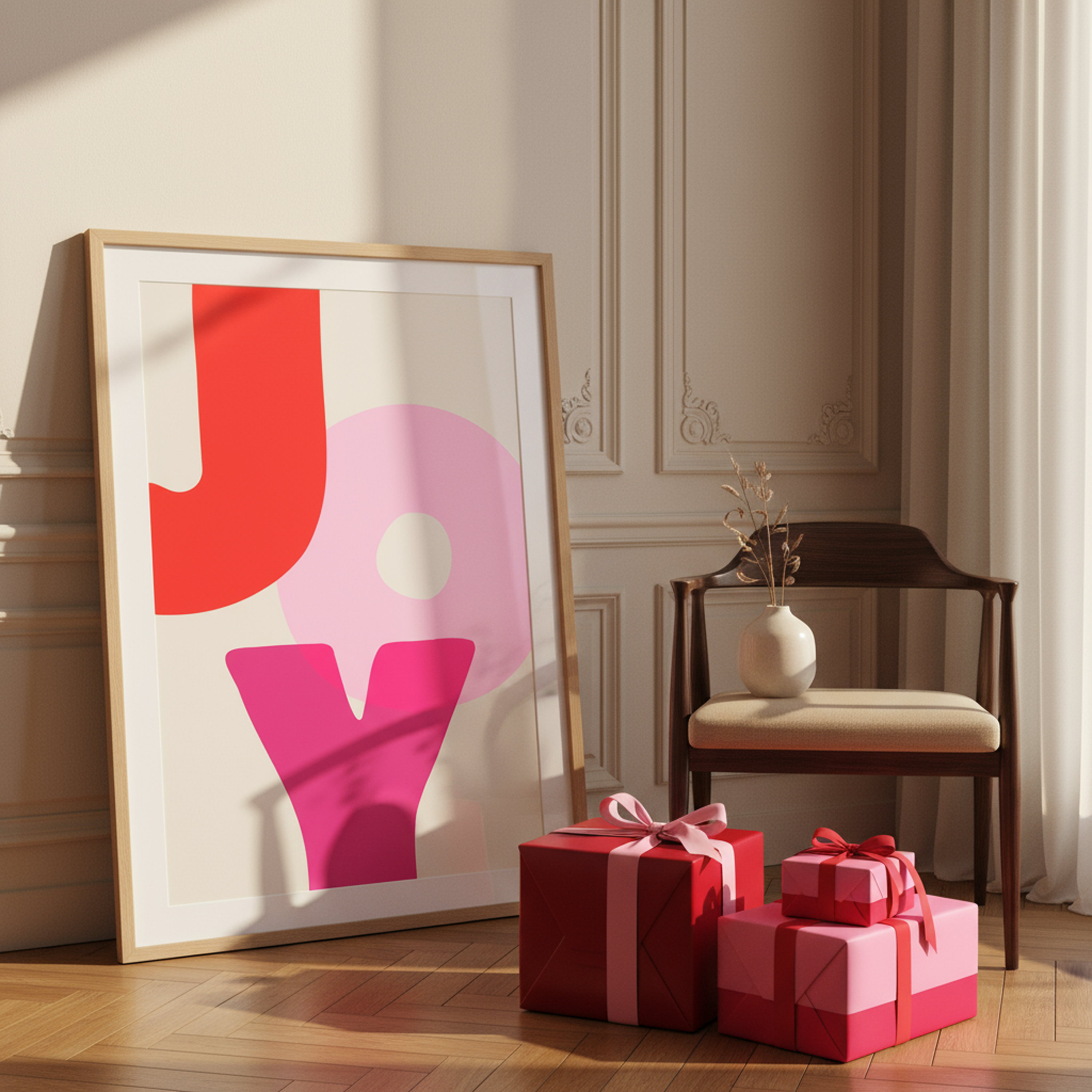 JOY | Bright & Bold Holiday Wall Print