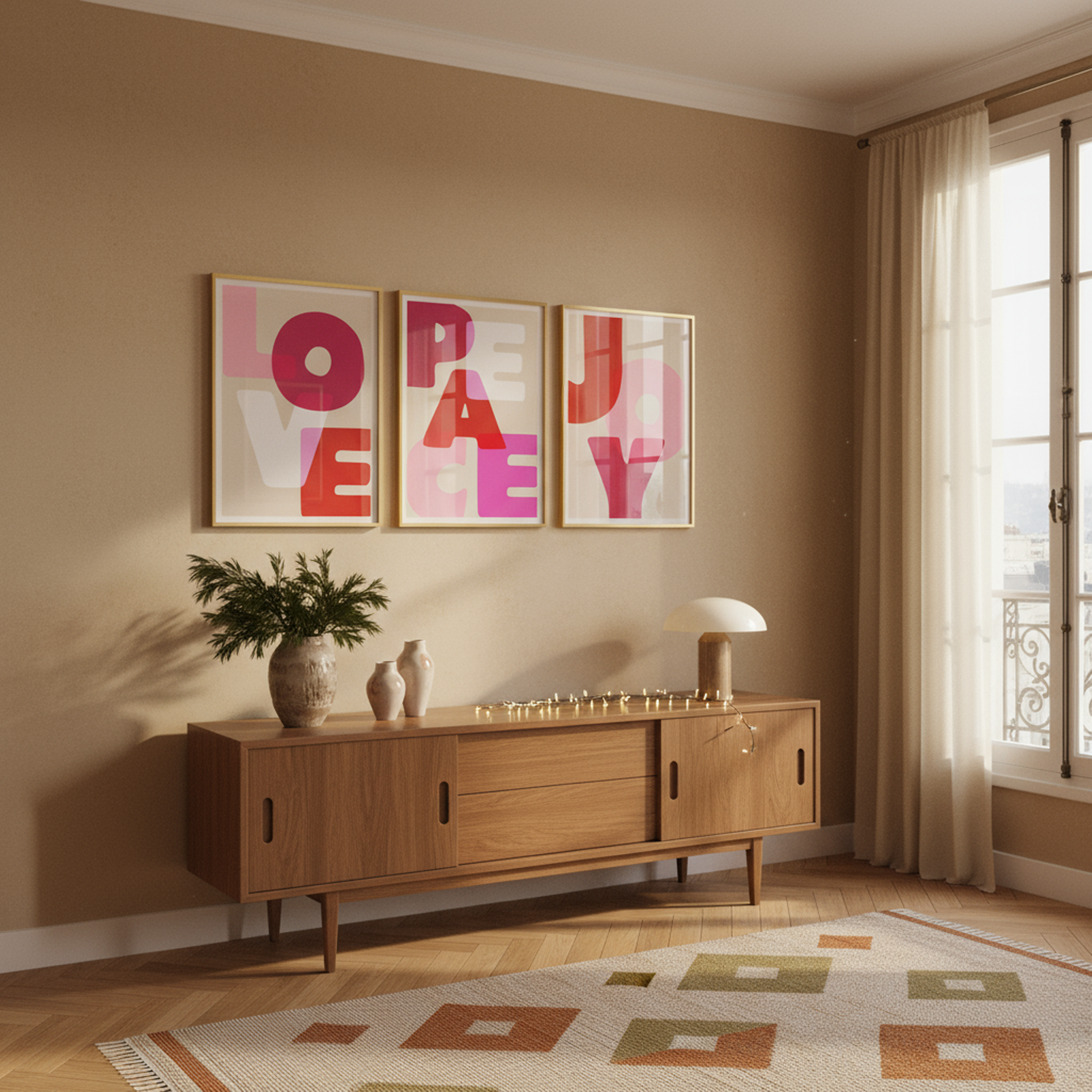 JOY | Bright & Bold Holiday Wall Print