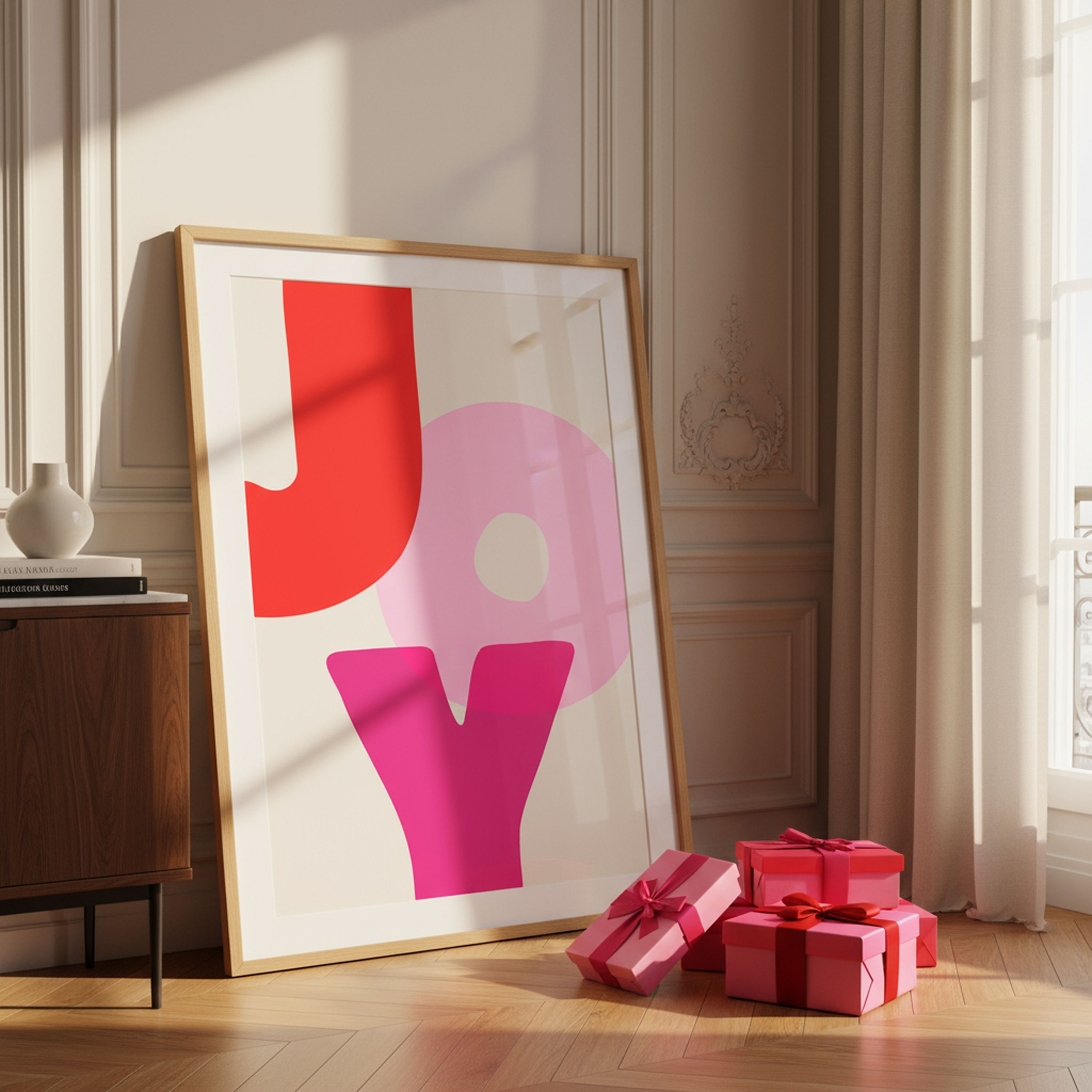 LOVE | Bright & Bold Holiday Wall Print