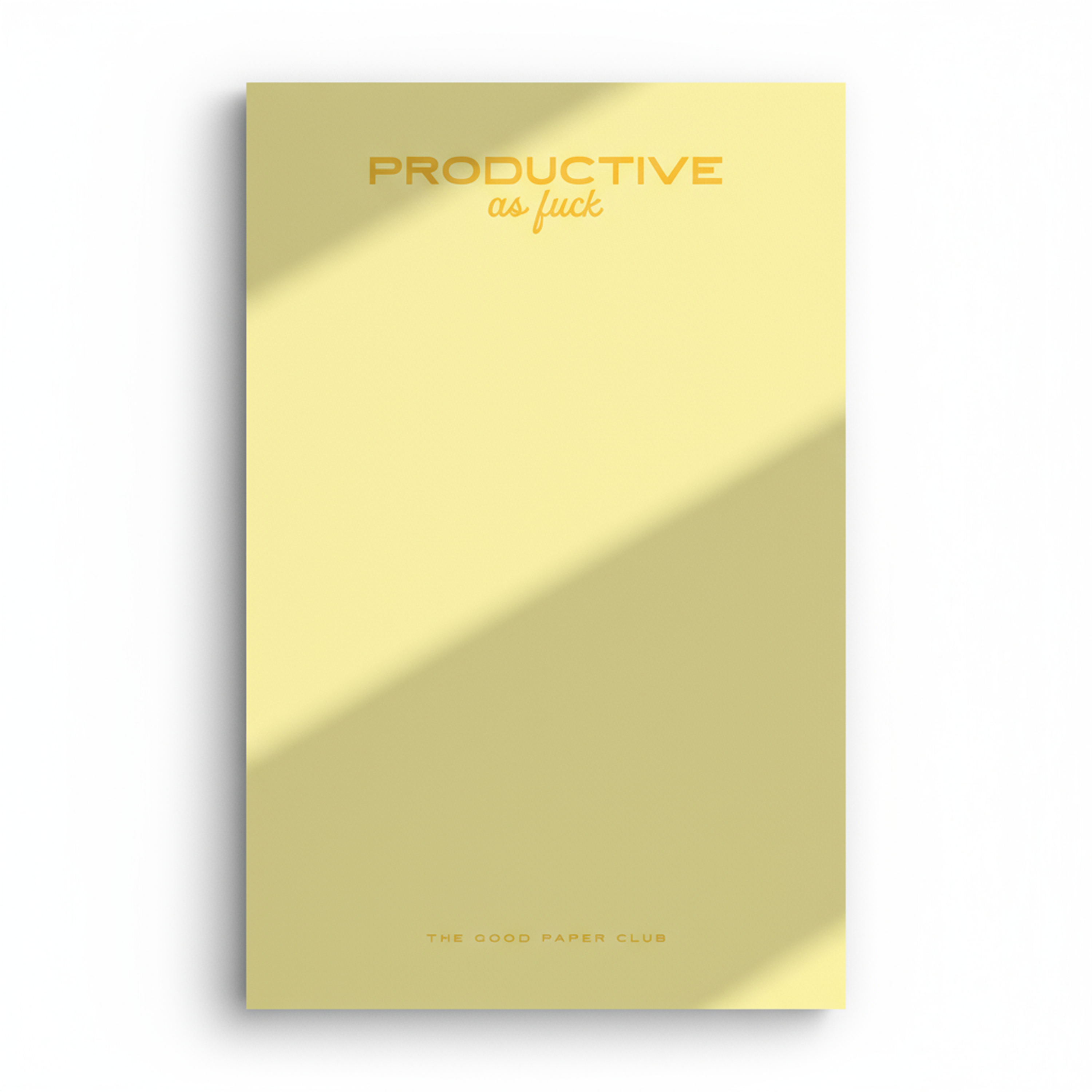 Productive as F*ck | Notepad