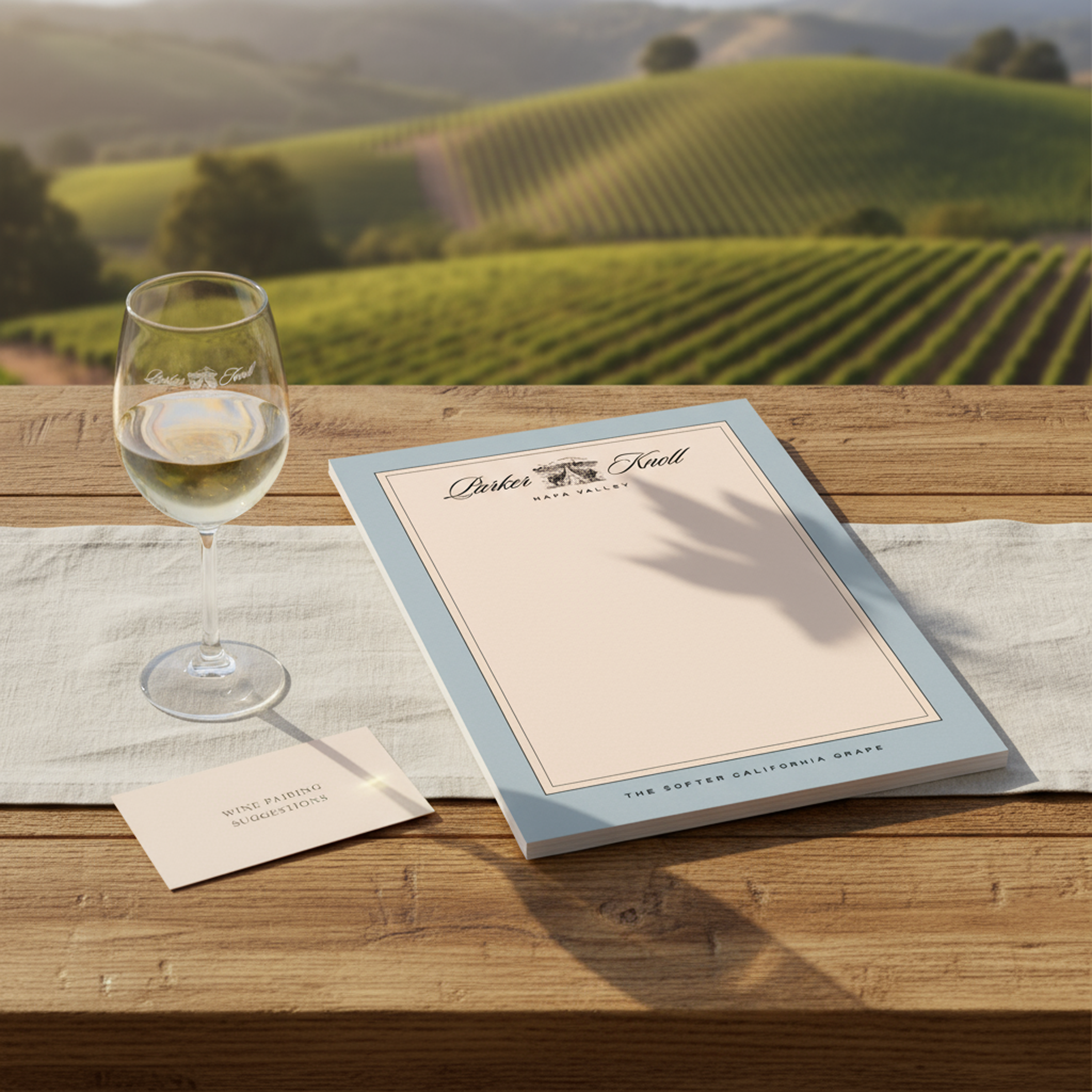 Parker Knoll Vineyards | The Parent Trap Inspired Notepad