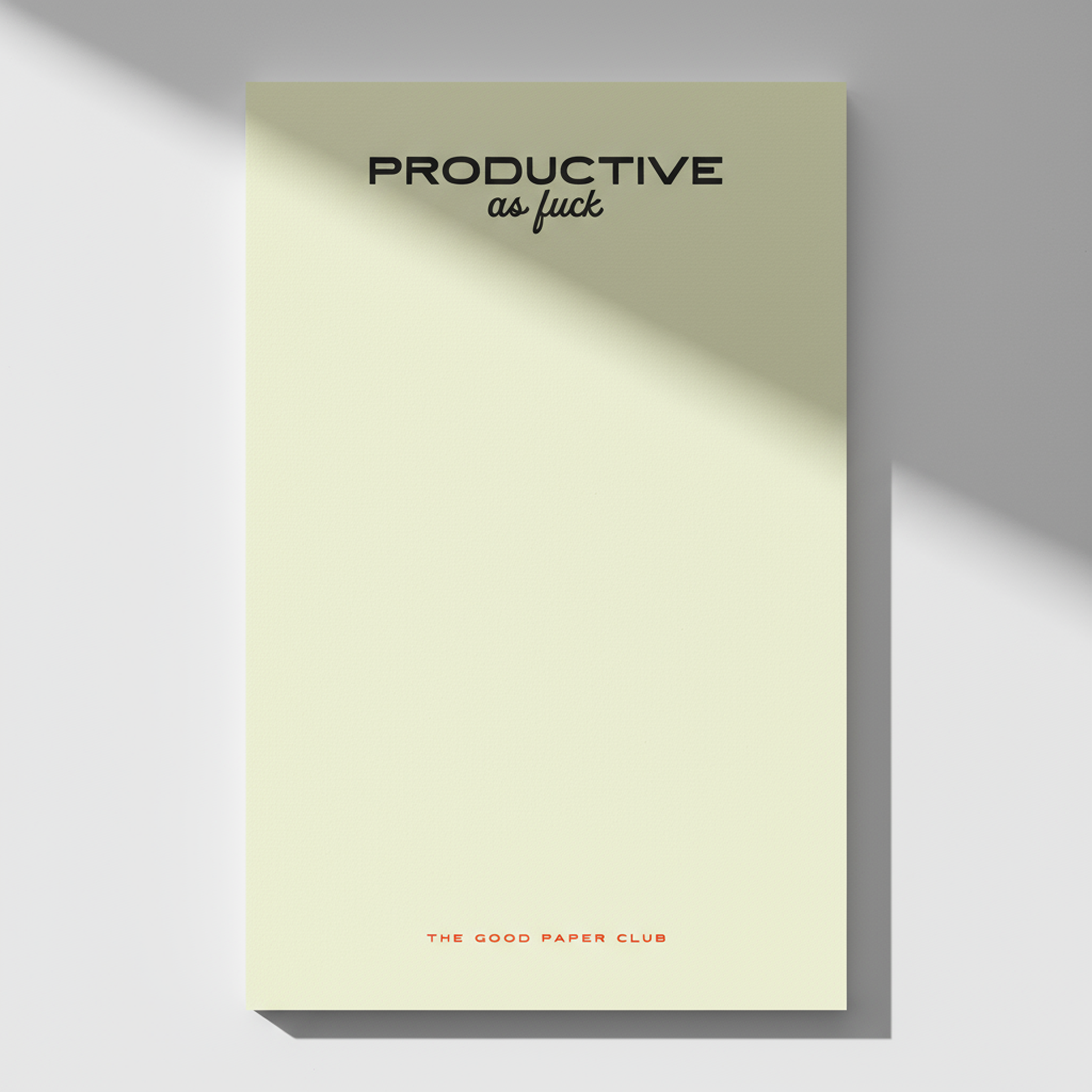 Productive as F*ck | Notepad