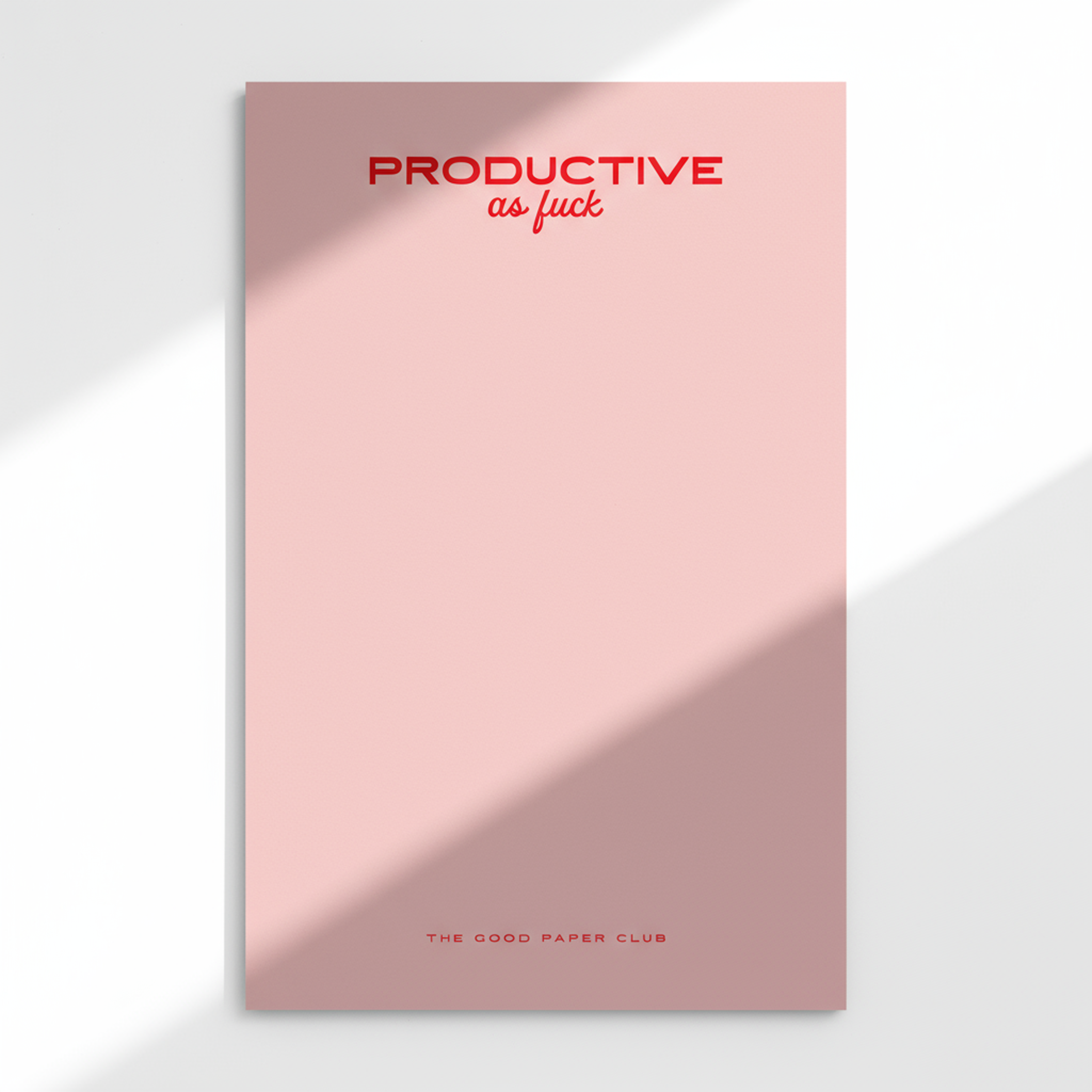 Productive as F*ck | Notepad