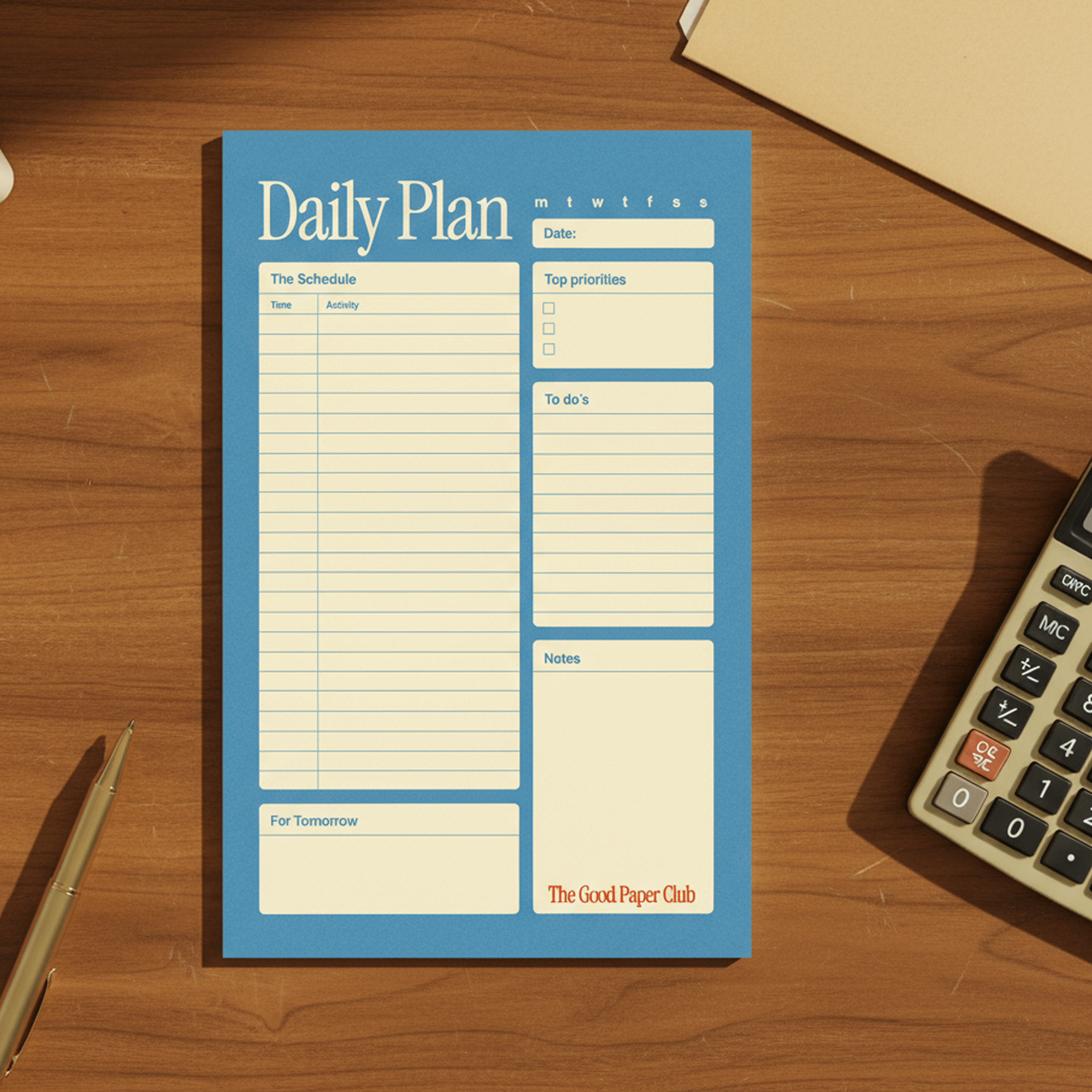 Lunch Break | DAILY PLANNER | 50 Page Premium Notepad