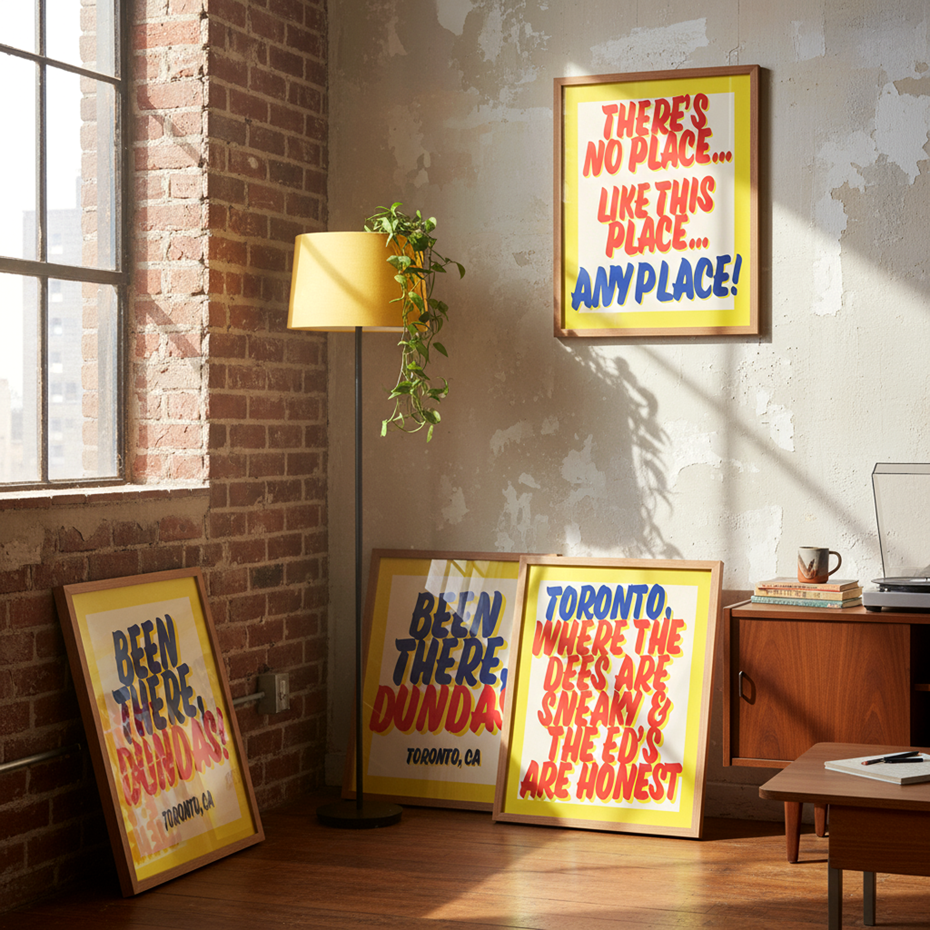There's No Place, Like This Place, Anyplace | Toronto | Honest Ed's Inspired Wall Print