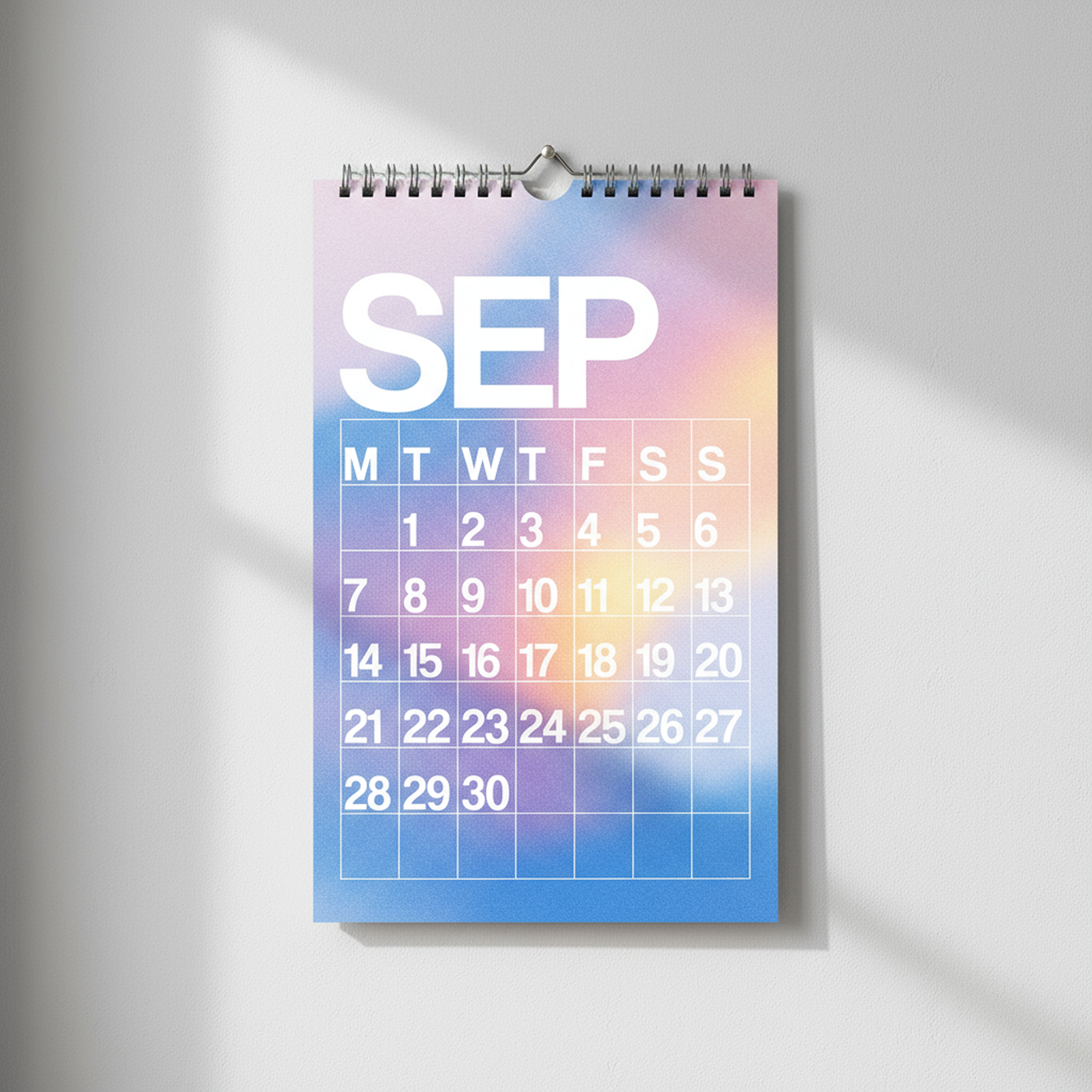 2026 Twelve-Month Wall Calendar | Aura