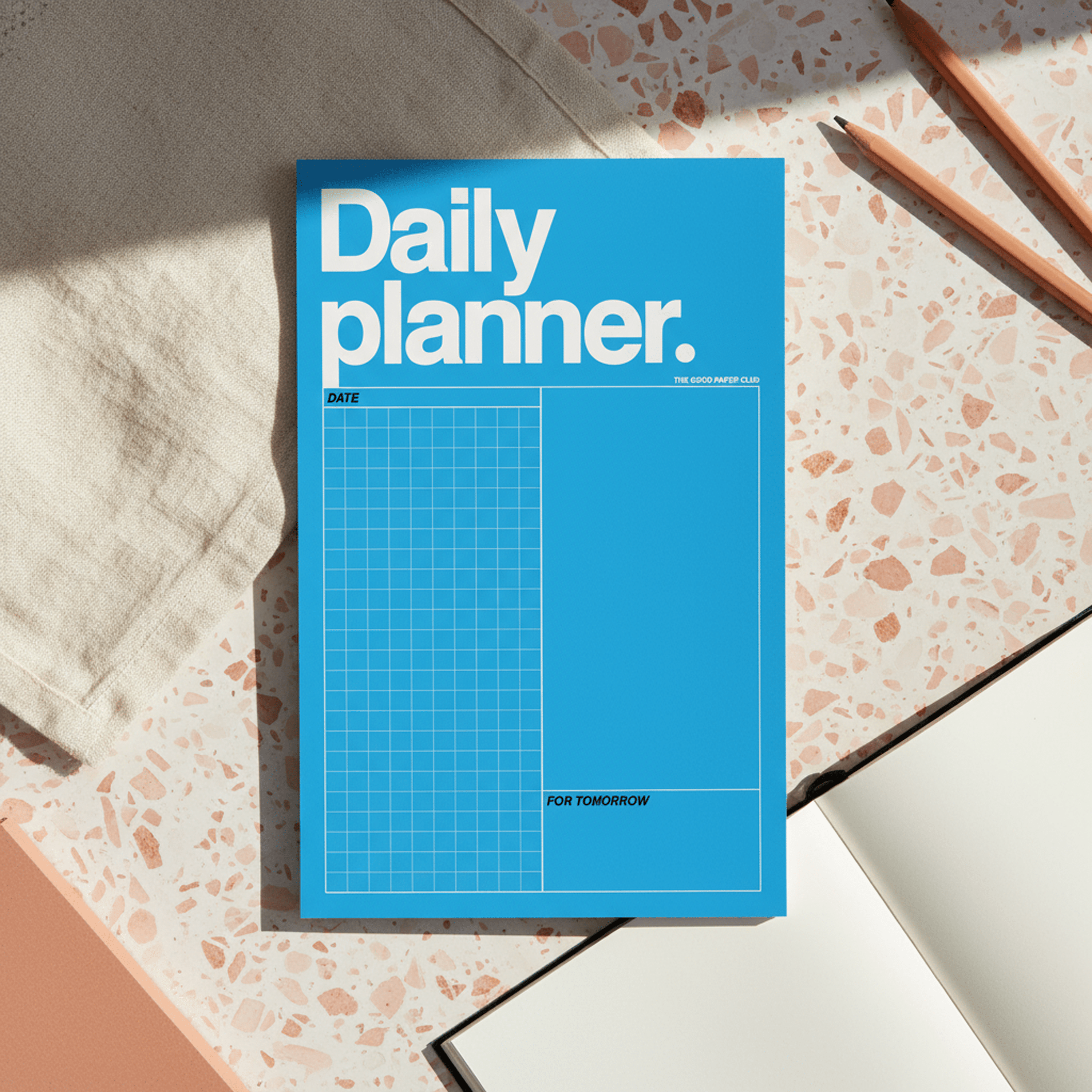 Helvetica Daily Planner | Notepad