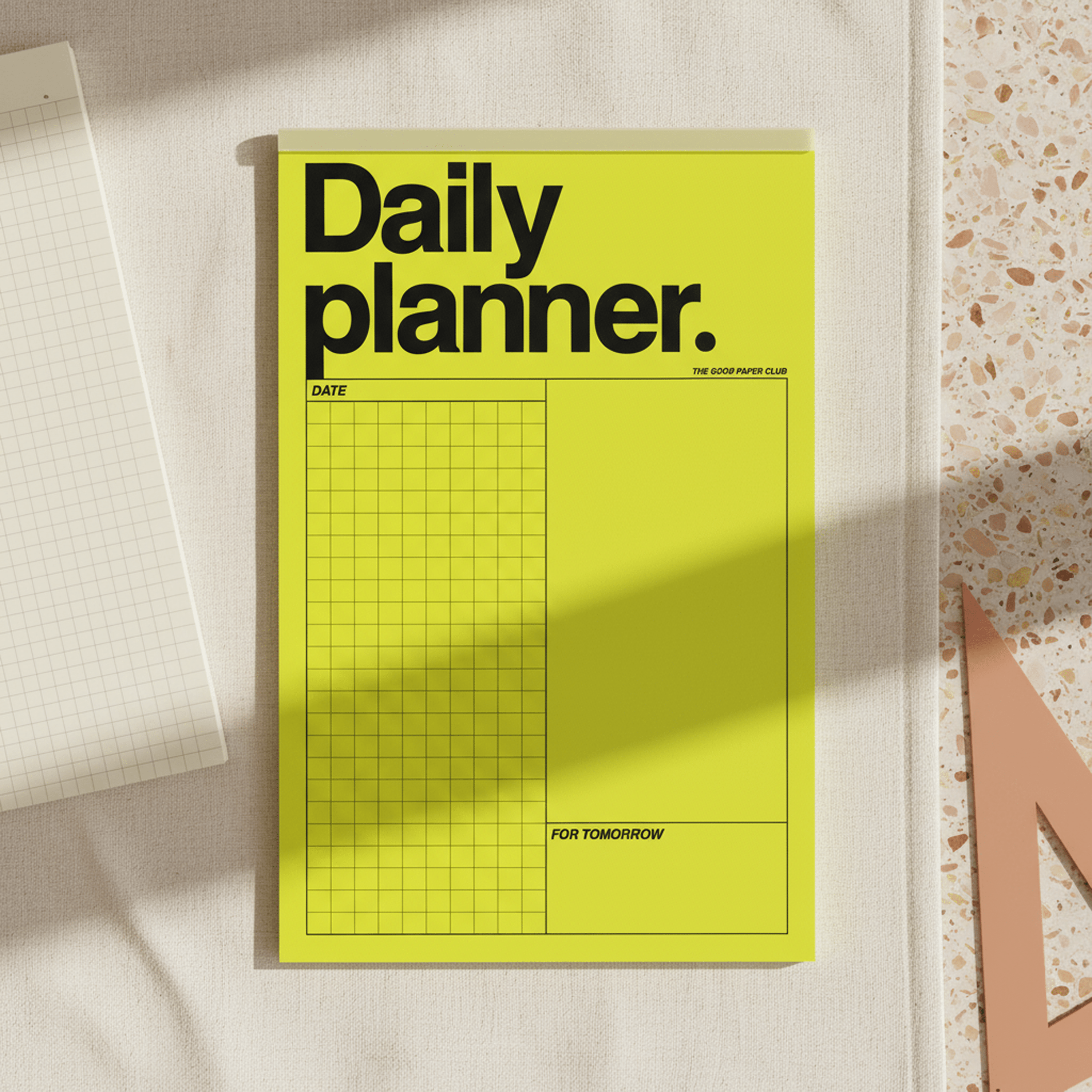 Helvetica Daily Planner | Notepad