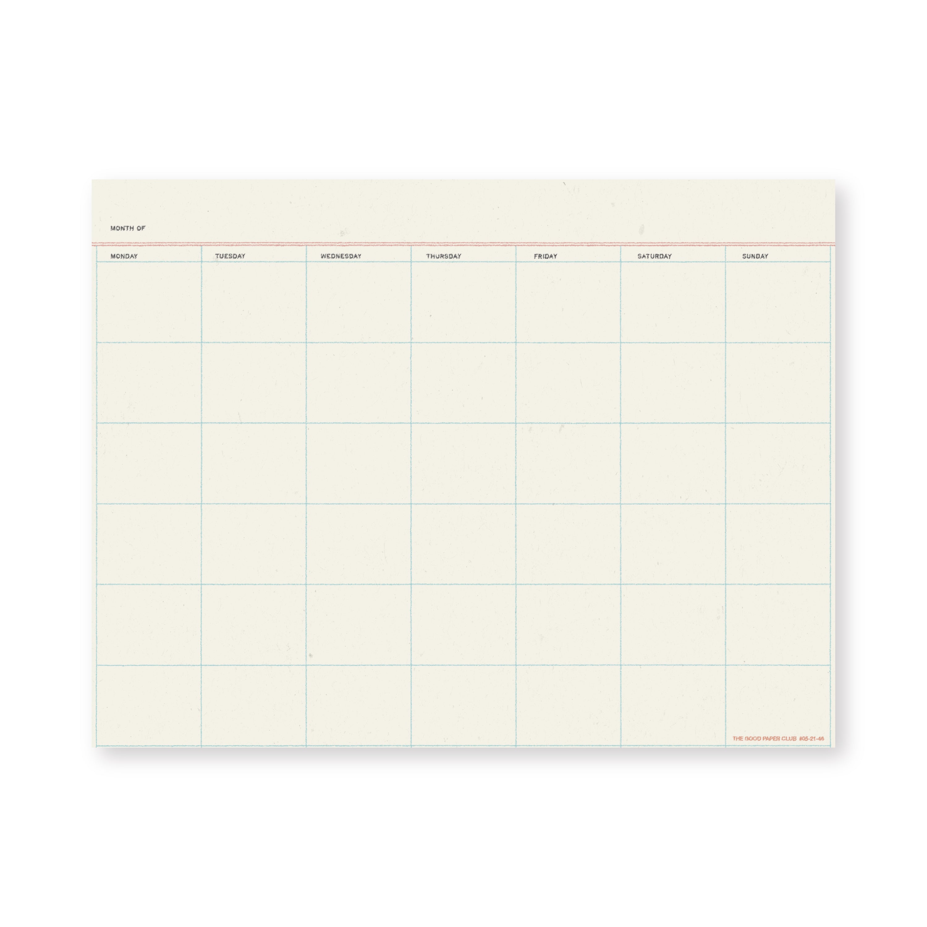 Monthly Planner, Class of '85