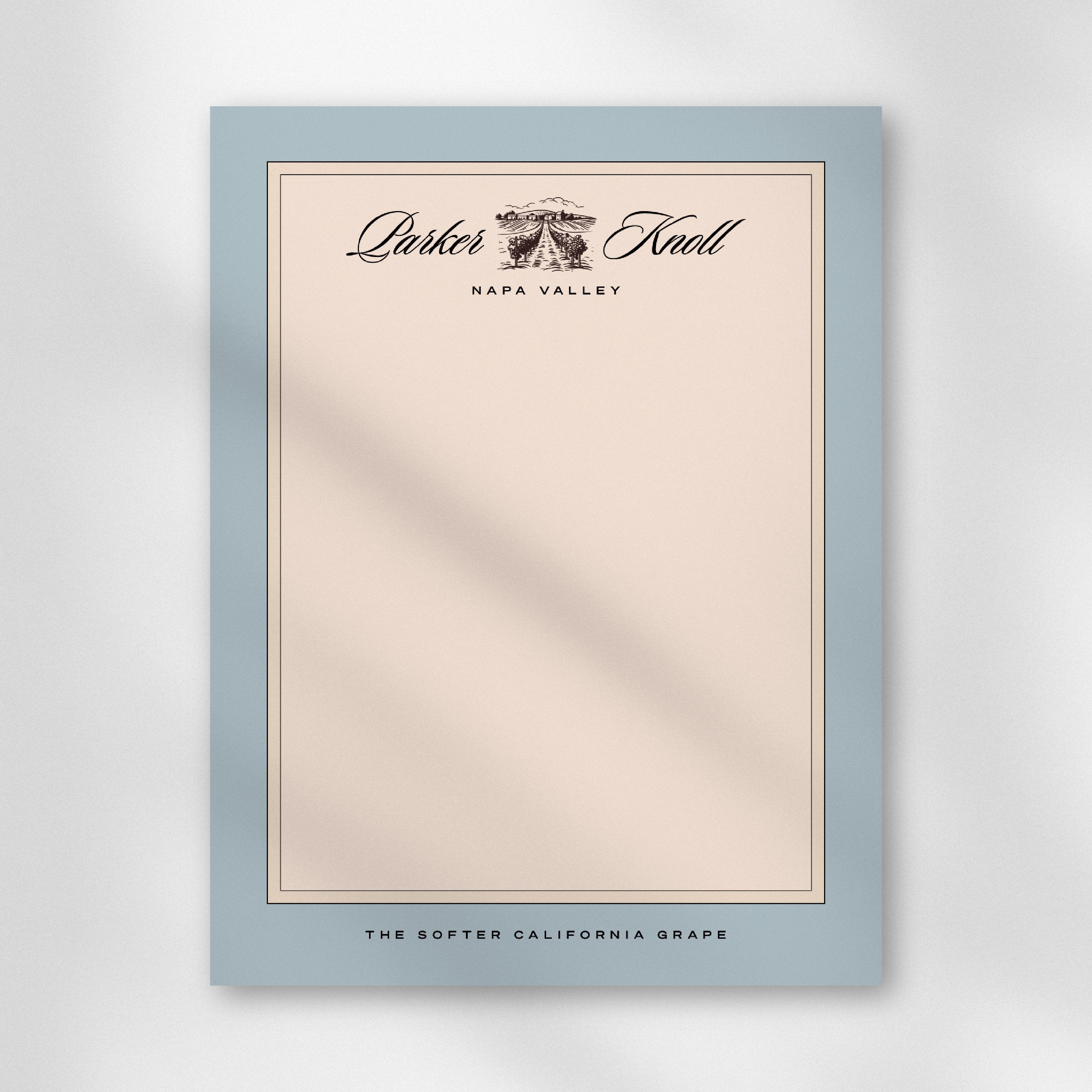 Parker Knoll Vineyards | The Parent Trap Inspired Notepad