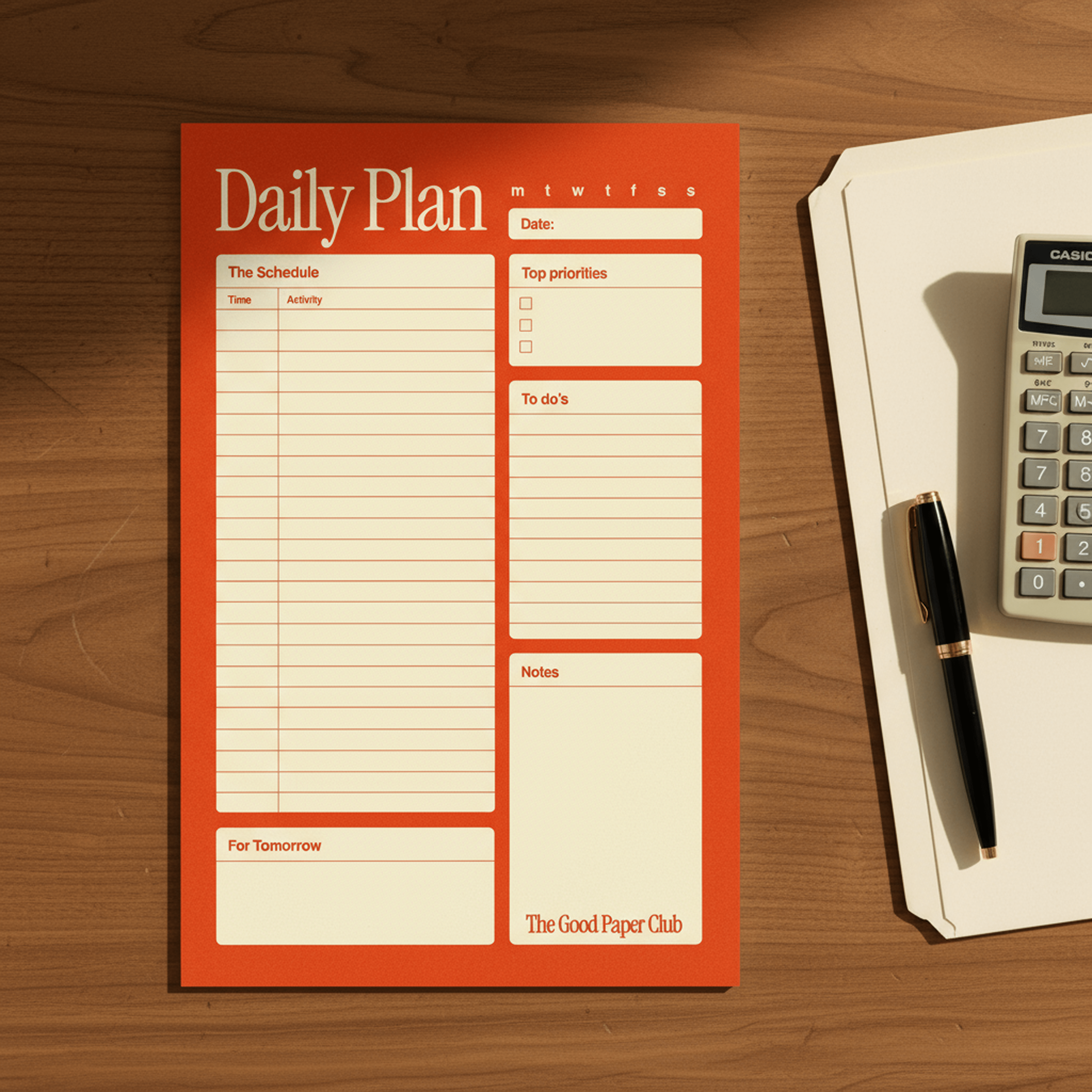 Lunch Break | DAILY PLANNER | 50 Page Premium Notepad
