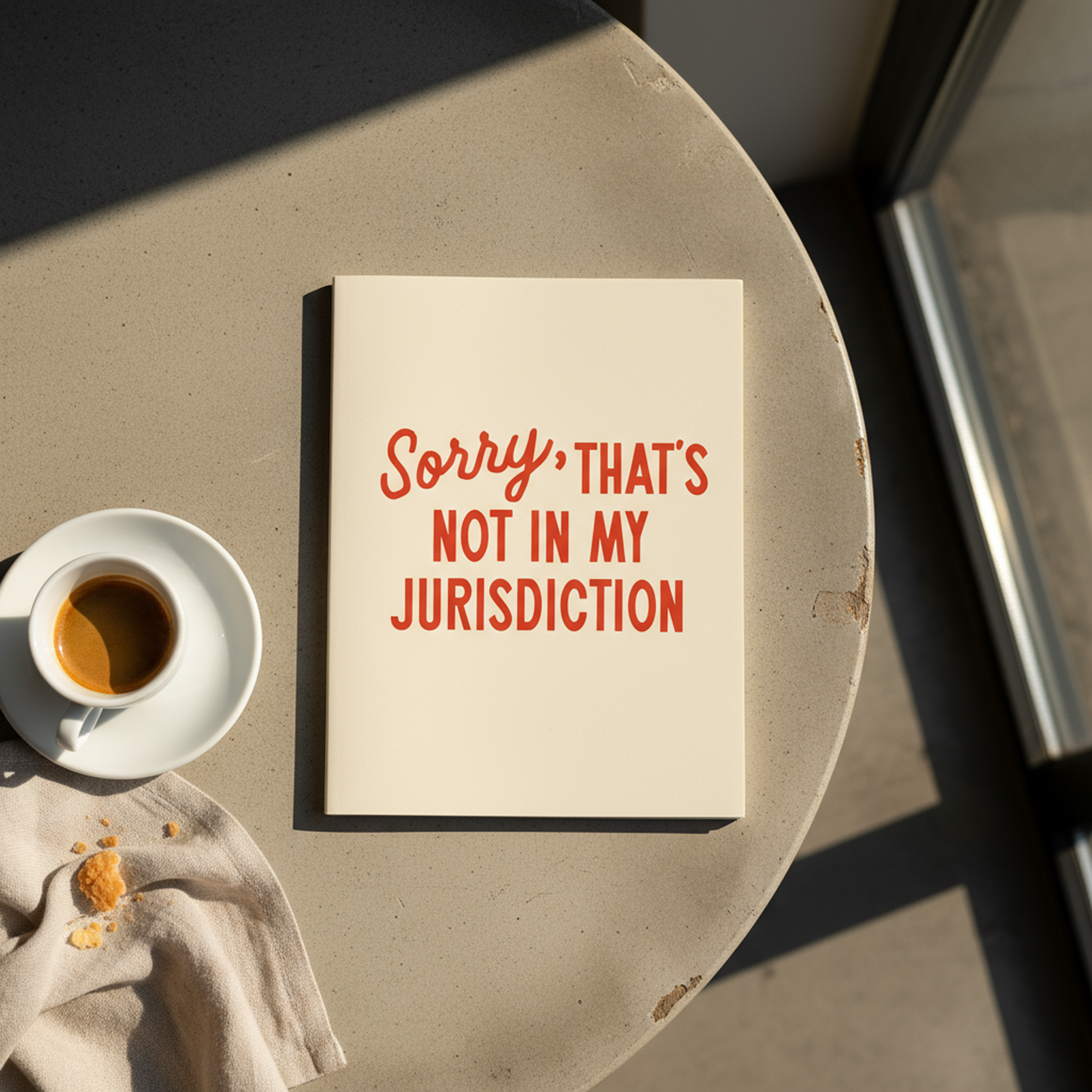 Sorry, That’s Not In My Jurisdiction | Journal