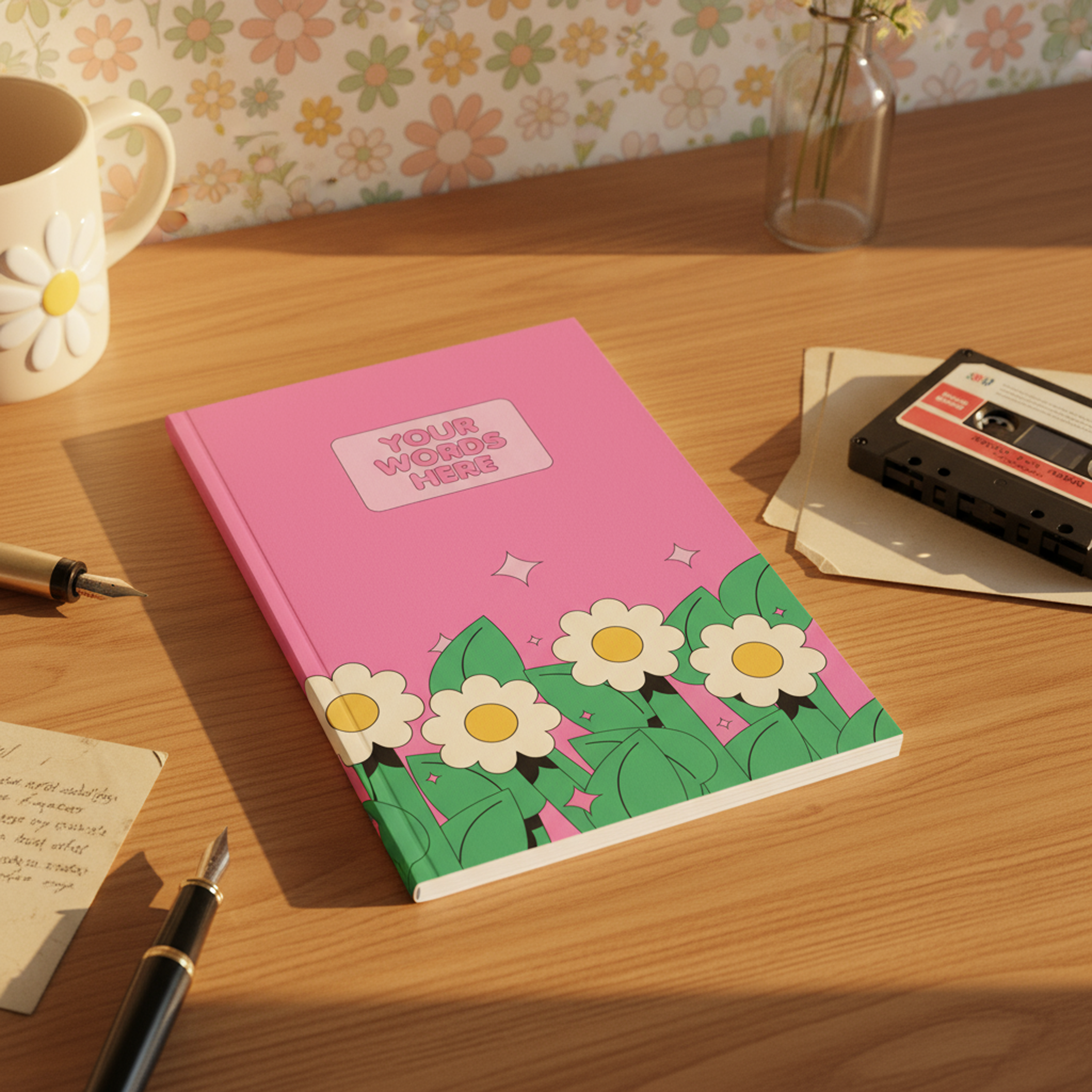 Daisy Days | Personalized 1970's Style Journal