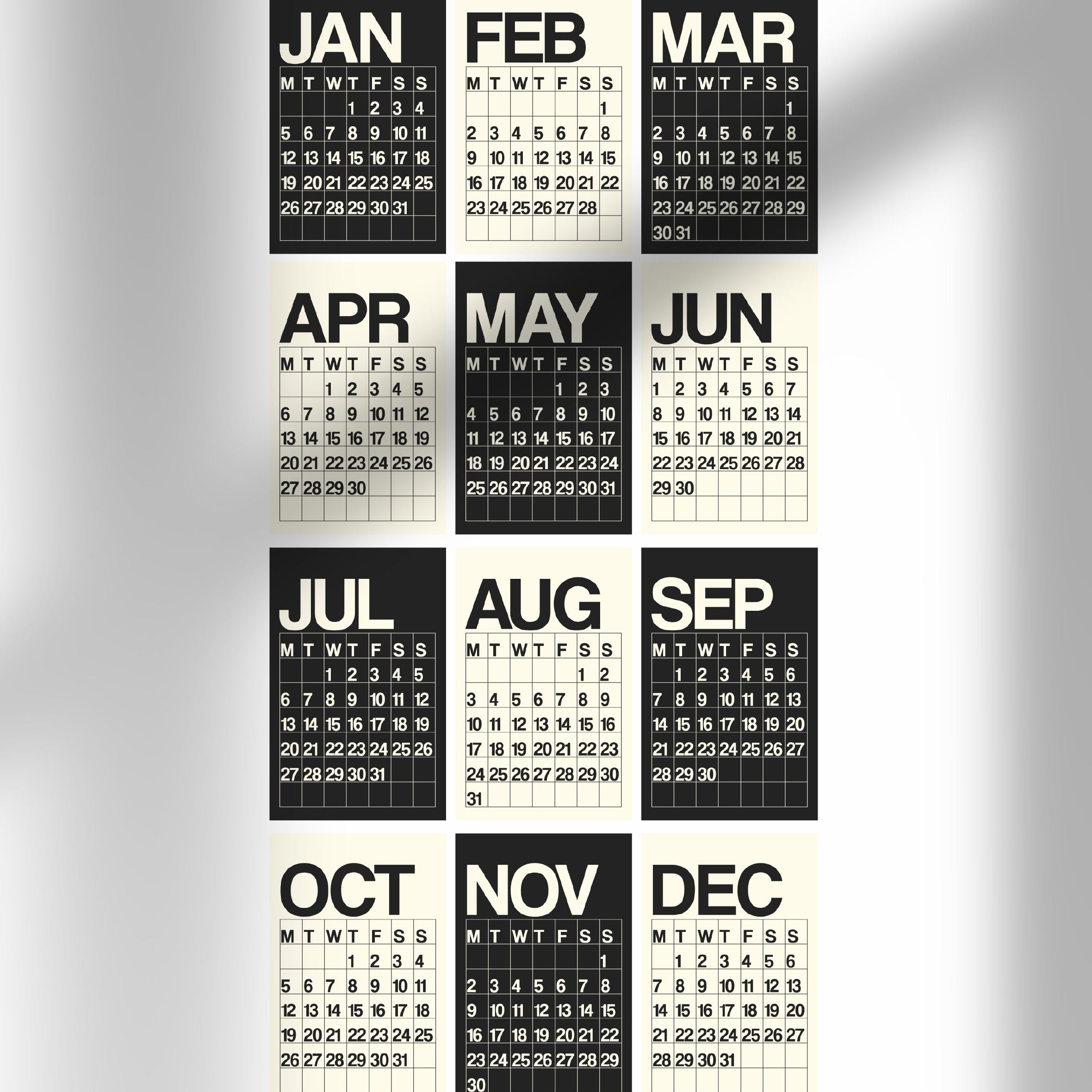 2026 Twelve-Month Wall Calendar | DUO