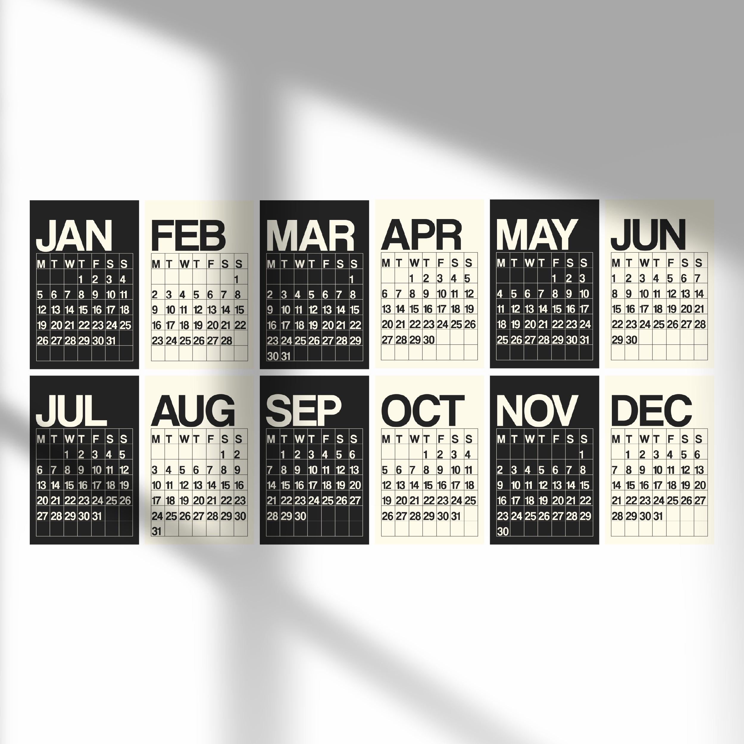 2026 Twelve-Month Wall Calendar | DUO