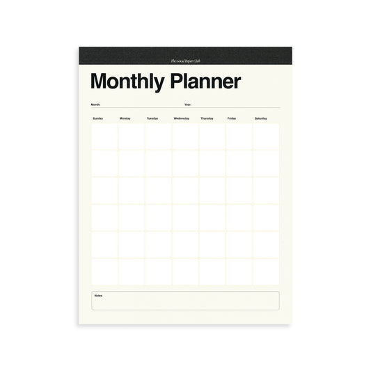 Monthly Planner, Copy/Fax Collection, 8.5x11