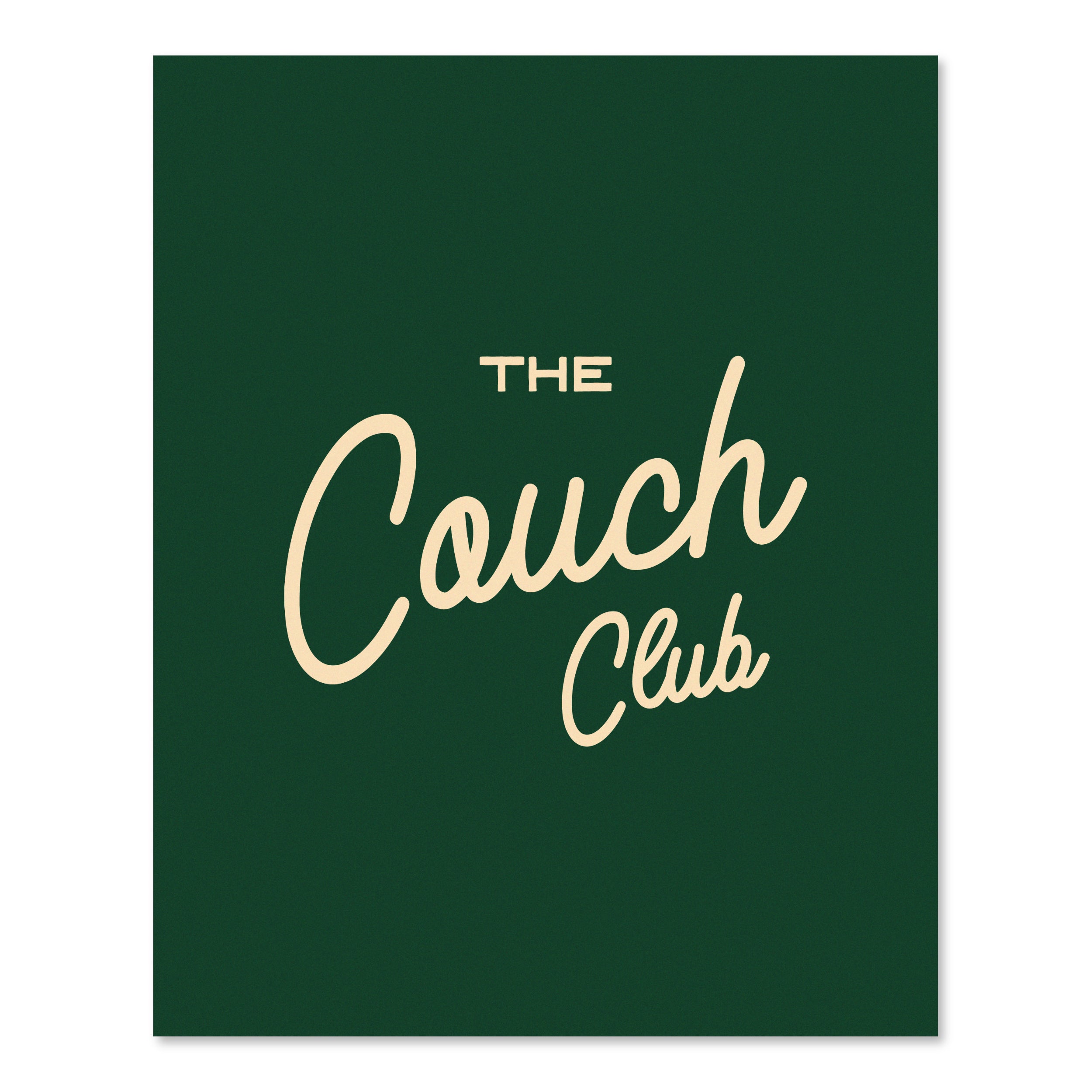 The Couch Club | Wall Print