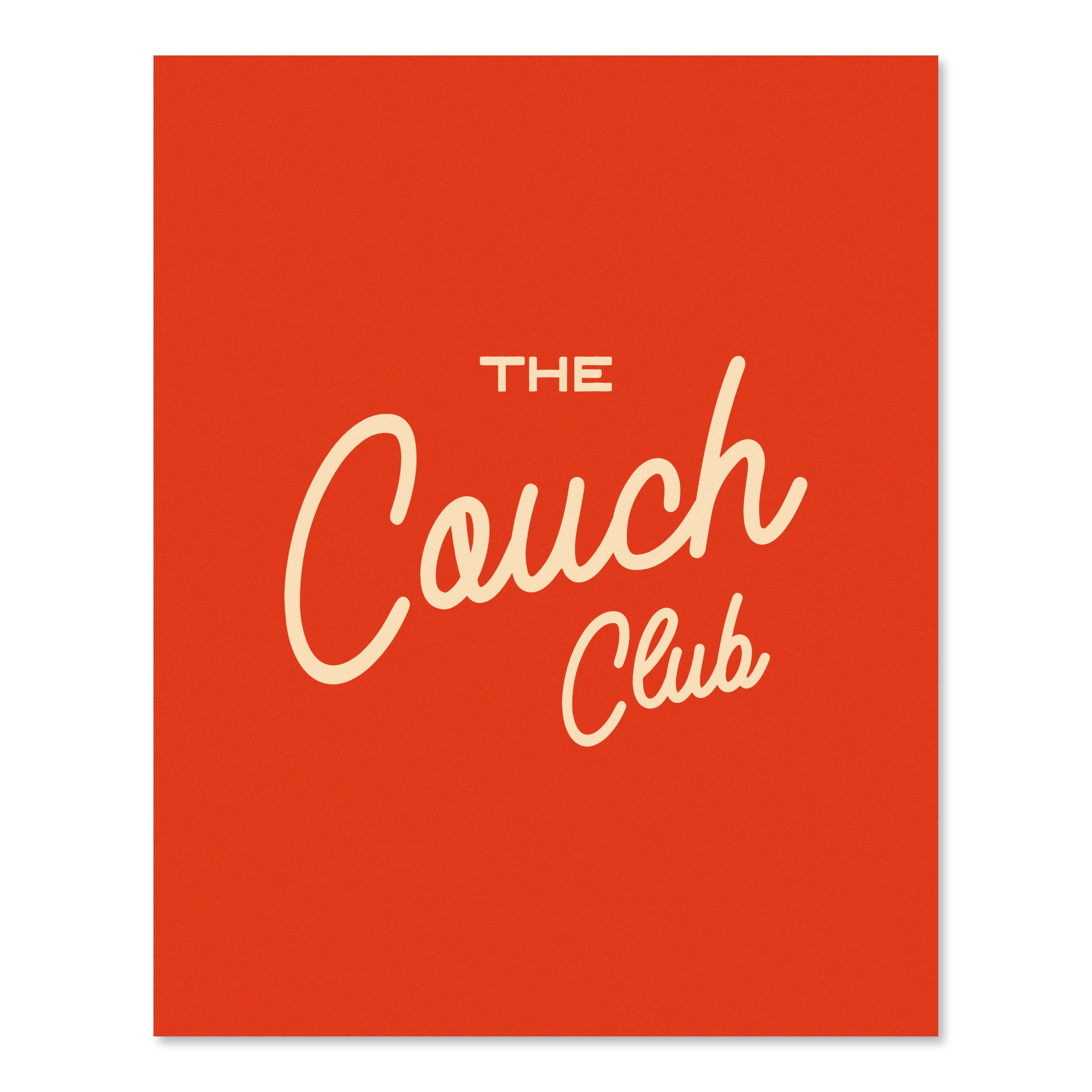 The Couch Club | Wall Print