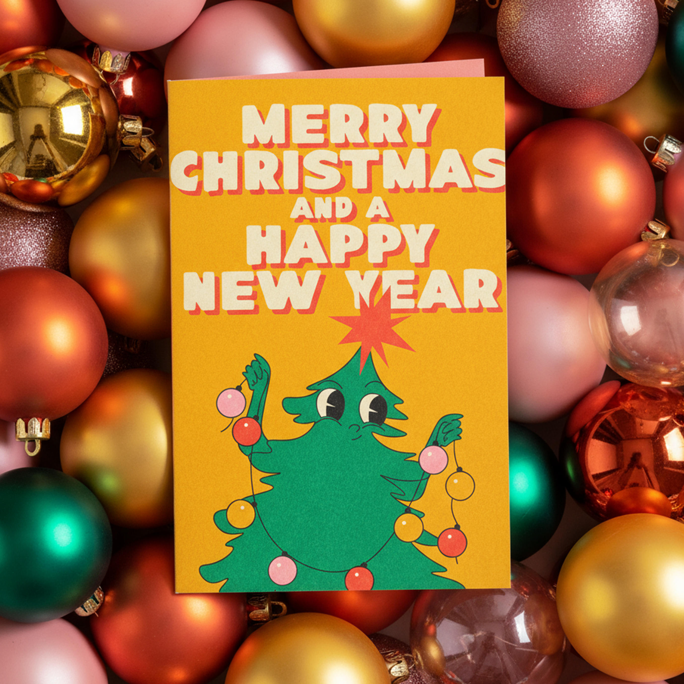 Cute Little Christmas Tree Cards | Pack of 10